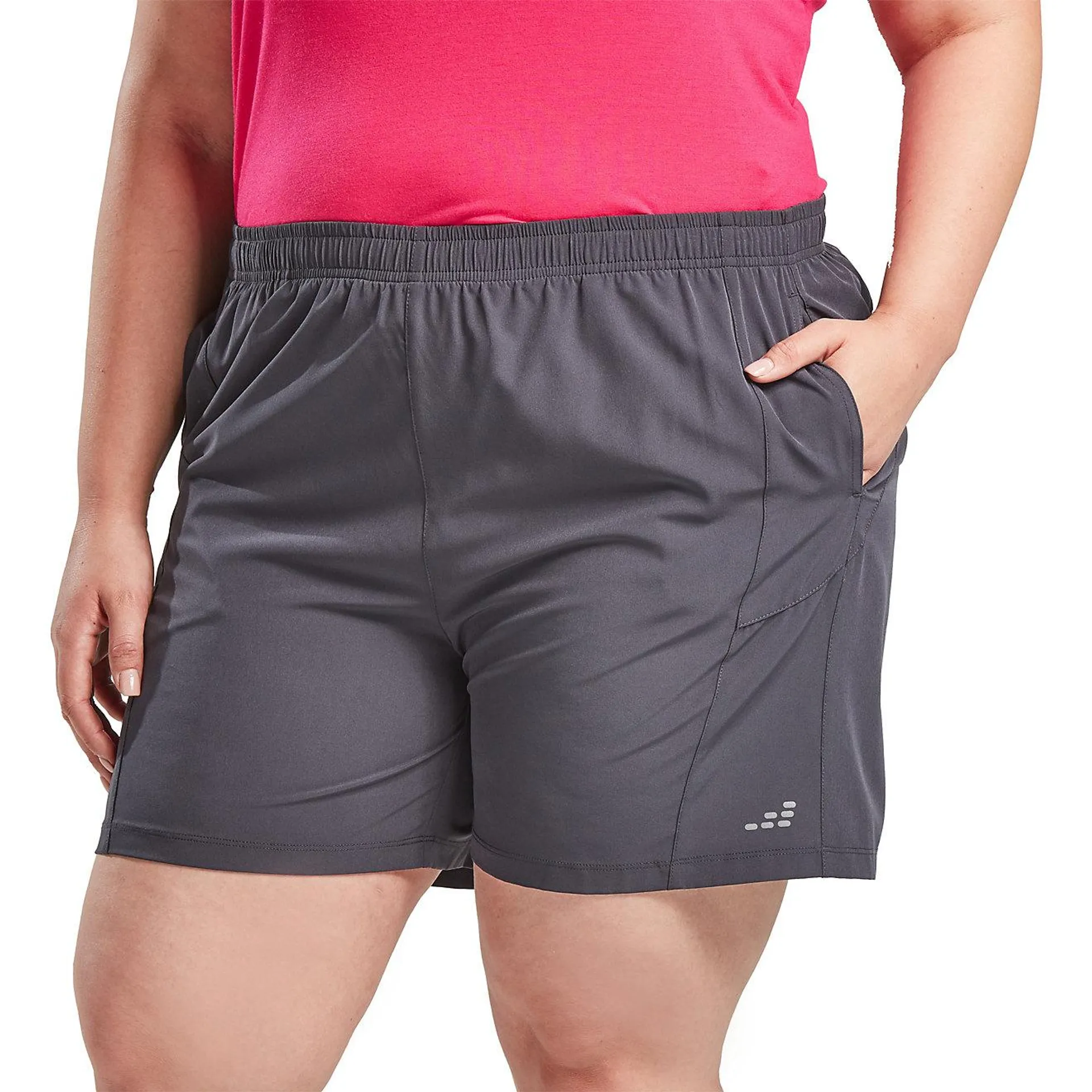 BCG Women's Athletic Woven Walk Plus Size Shorts