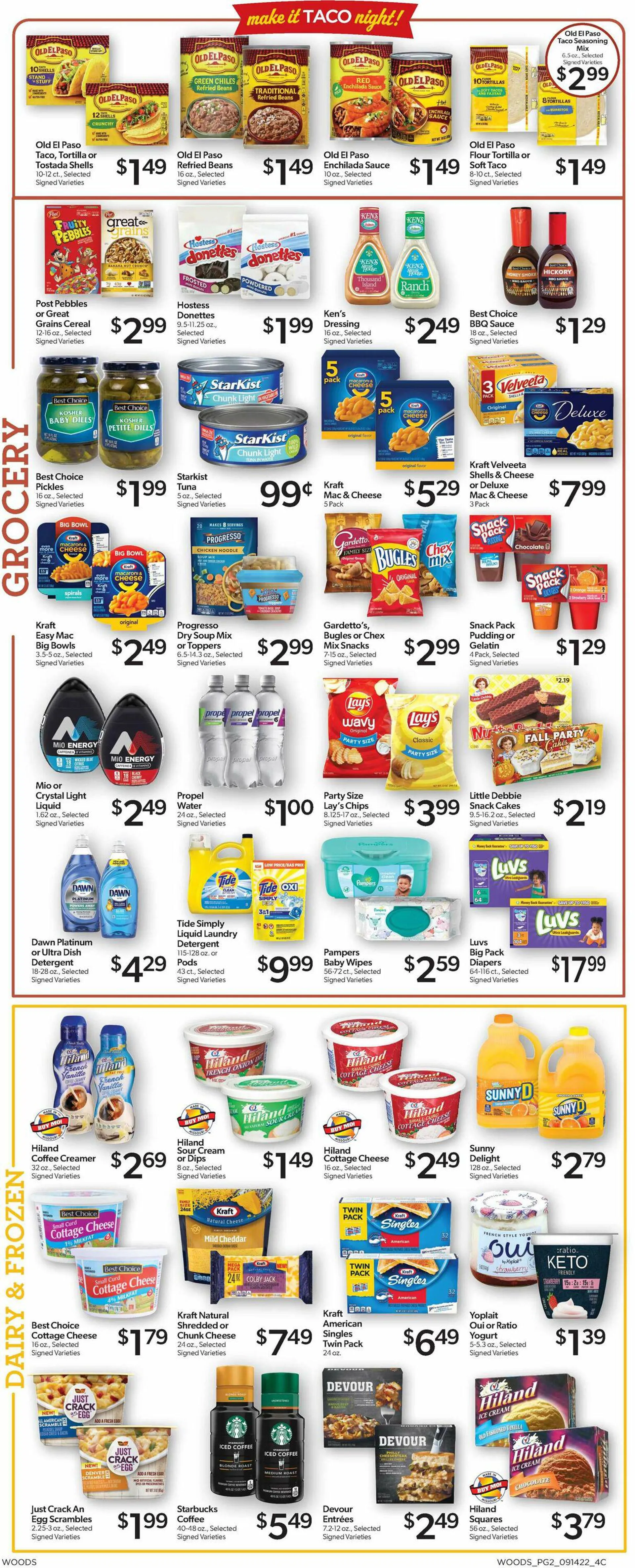 Woods Supermarket Current weekly ad - 2
