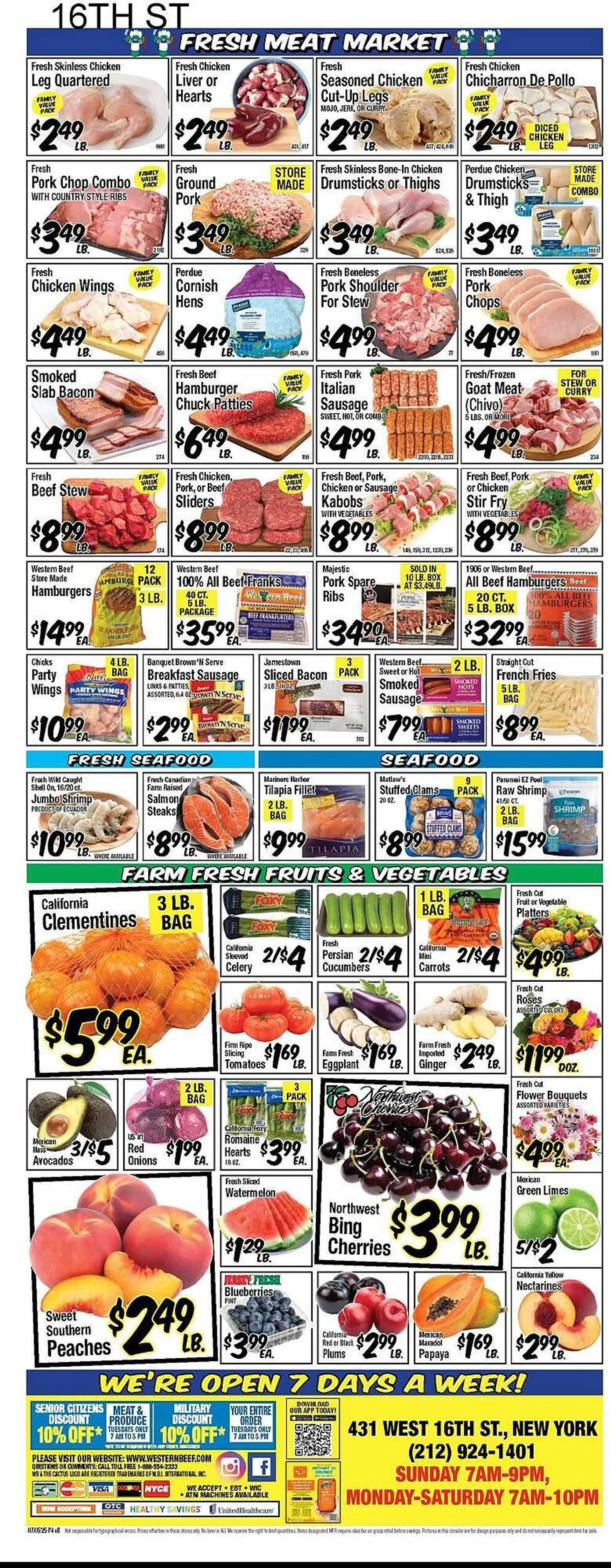 Weekly ad Western Beef Weekly Ad from July 5 to July 9 2025 - Page 4