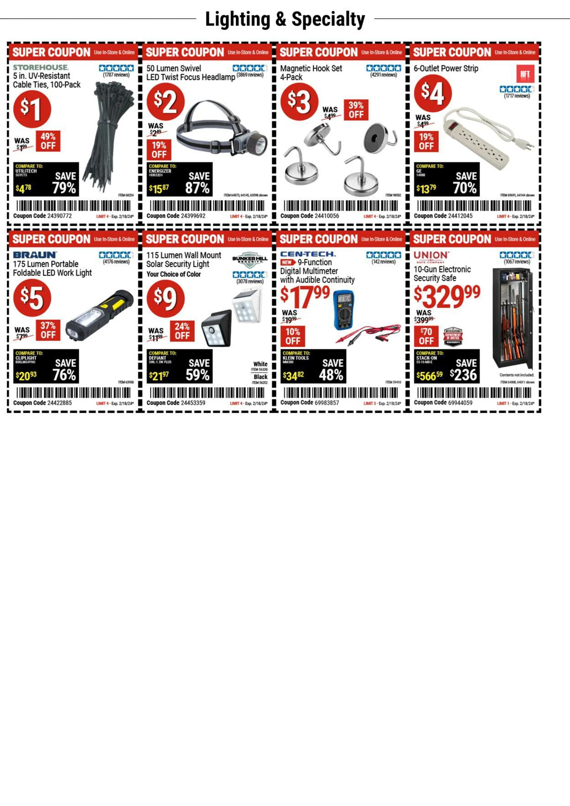 Weekly ad Harbor Freight Current weekly ad from February 5 to February 18 2024 - Page 5