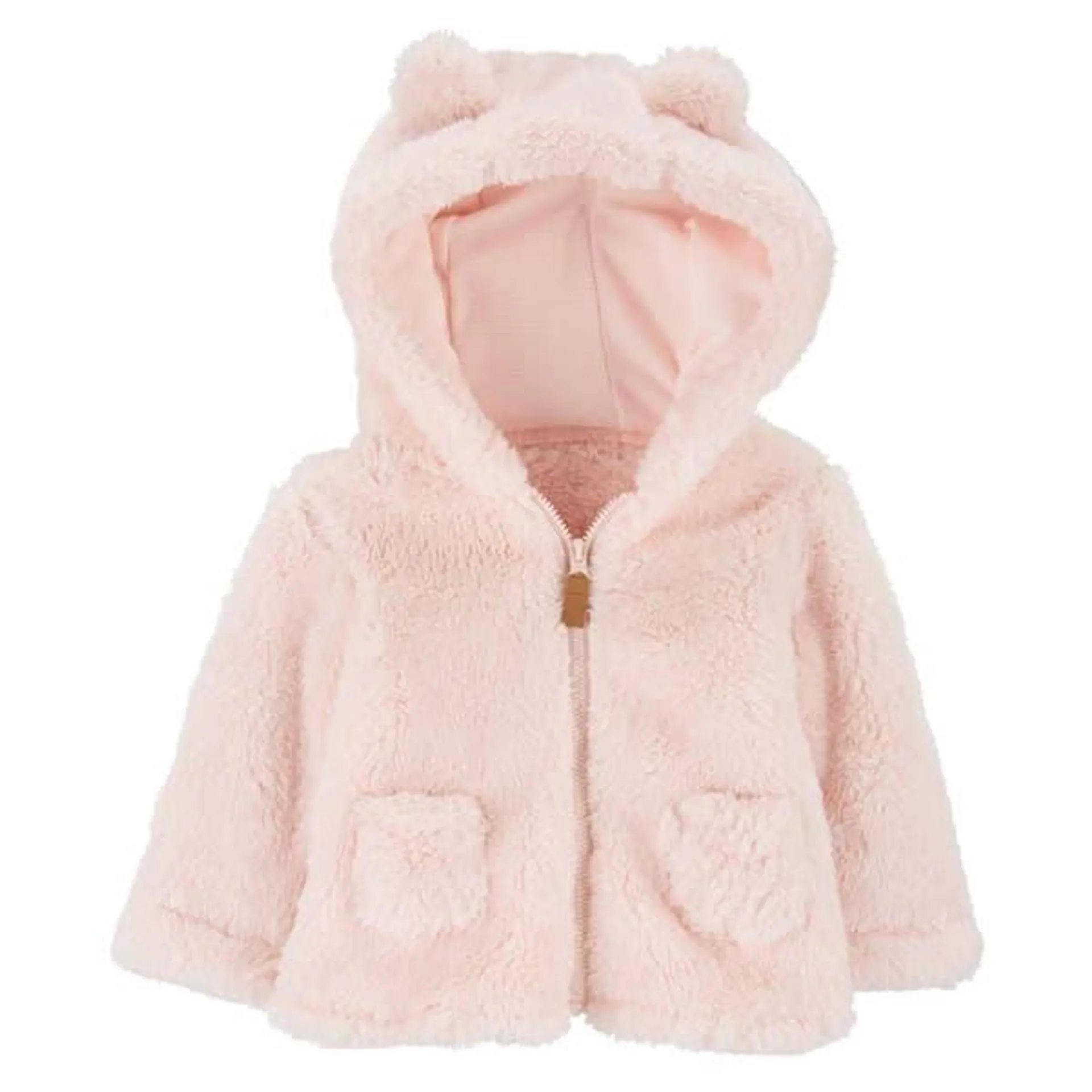 Baby Girl (3-24M) Carter’s® Sherpa Hooded Jacket w/ Ears