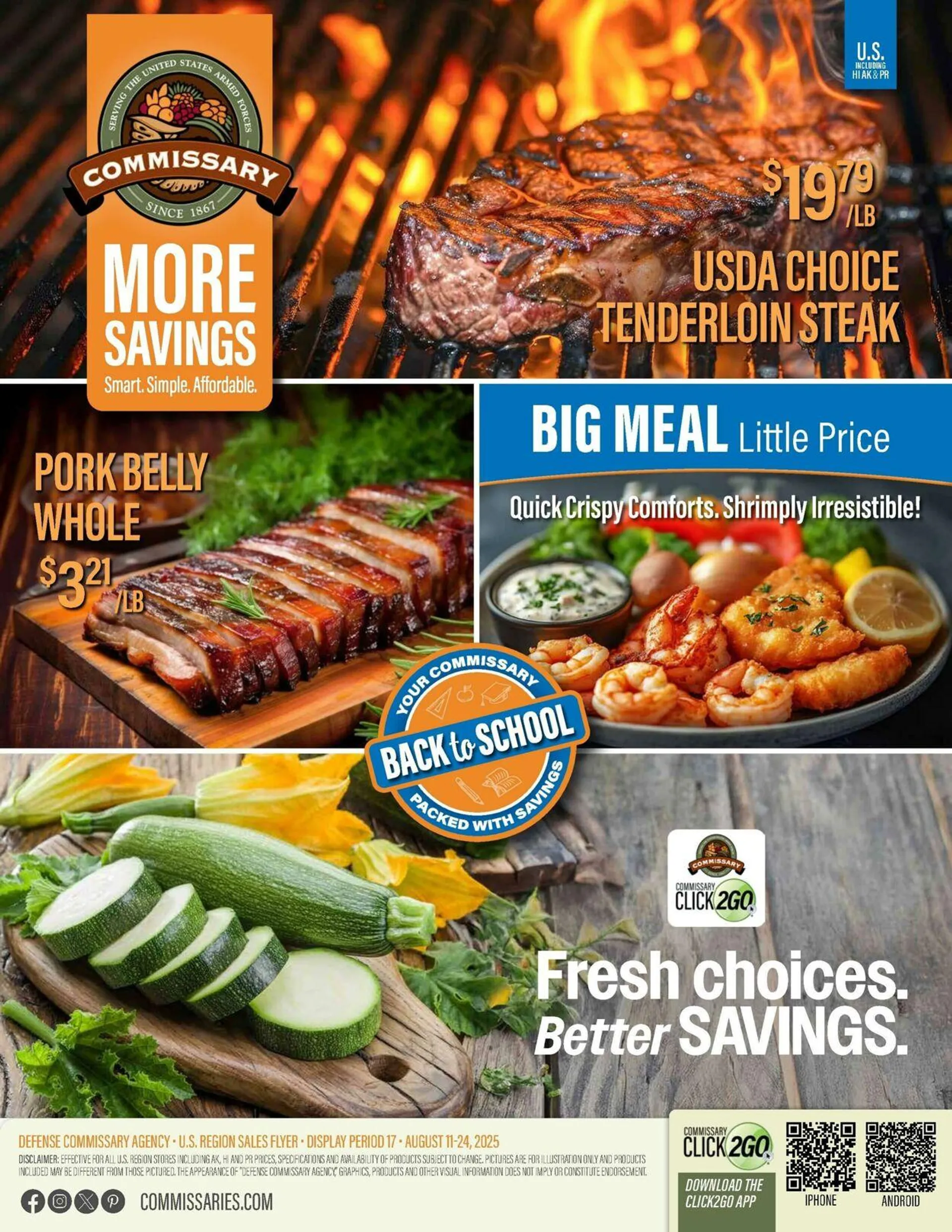 Weekly ad Commissary - Fort Irwin from August 18 to August 31 2025 - Page 1
