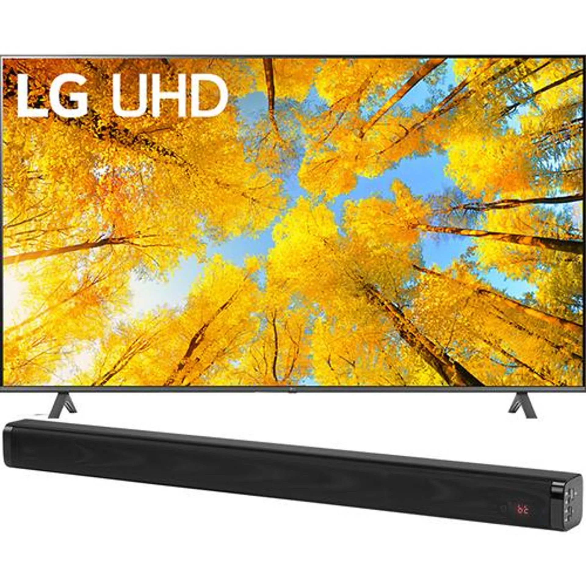 86" Class LED 4K UHD Q7590 Series webOS Smart TV with 2.0 Channel Soundbar