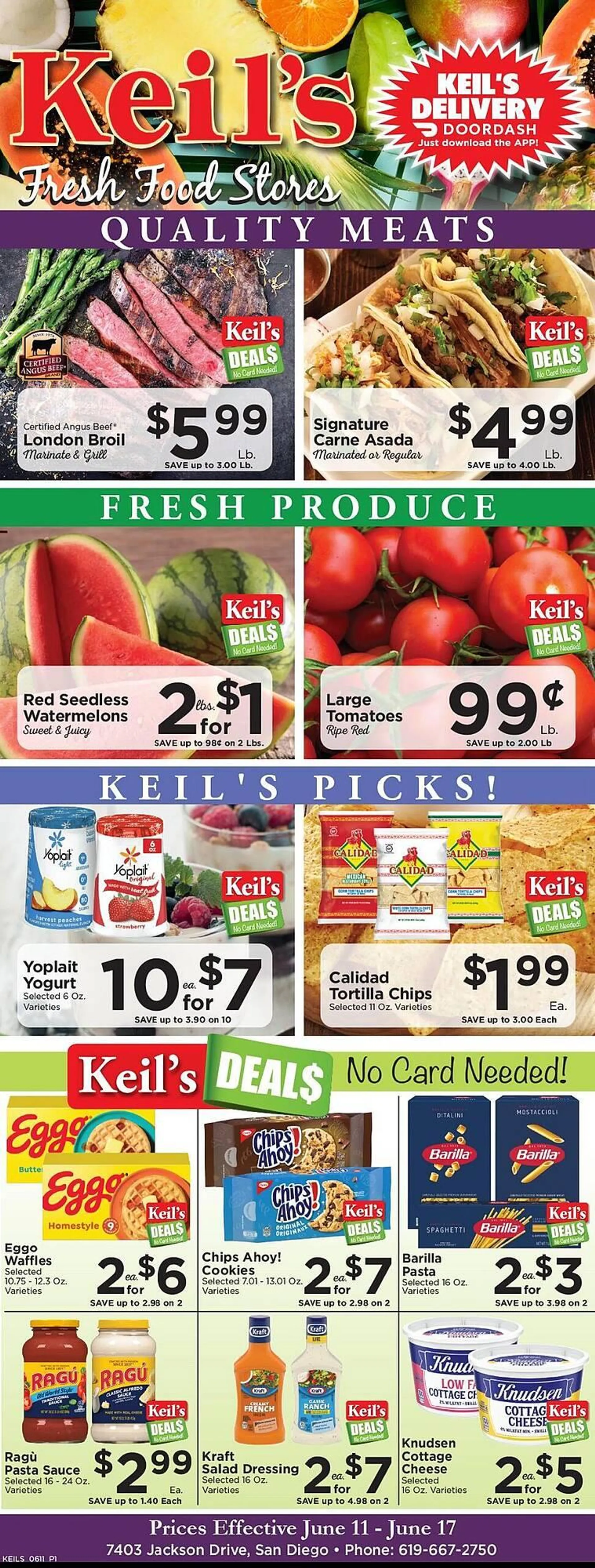 Keils Fresh Food Stores Weekly Ad - 1