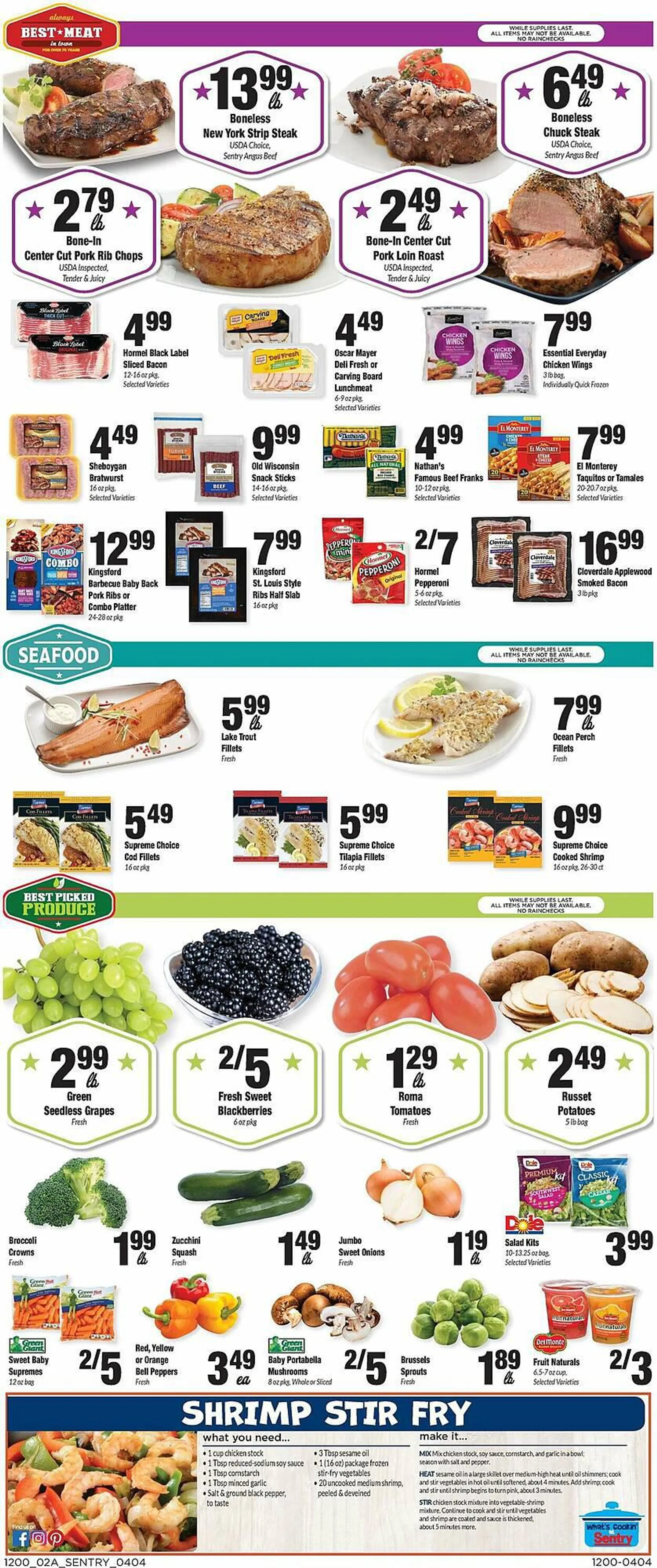 Weekly ad Sentry Weekly Ad from April 4 to April 10 2024 - Page 2