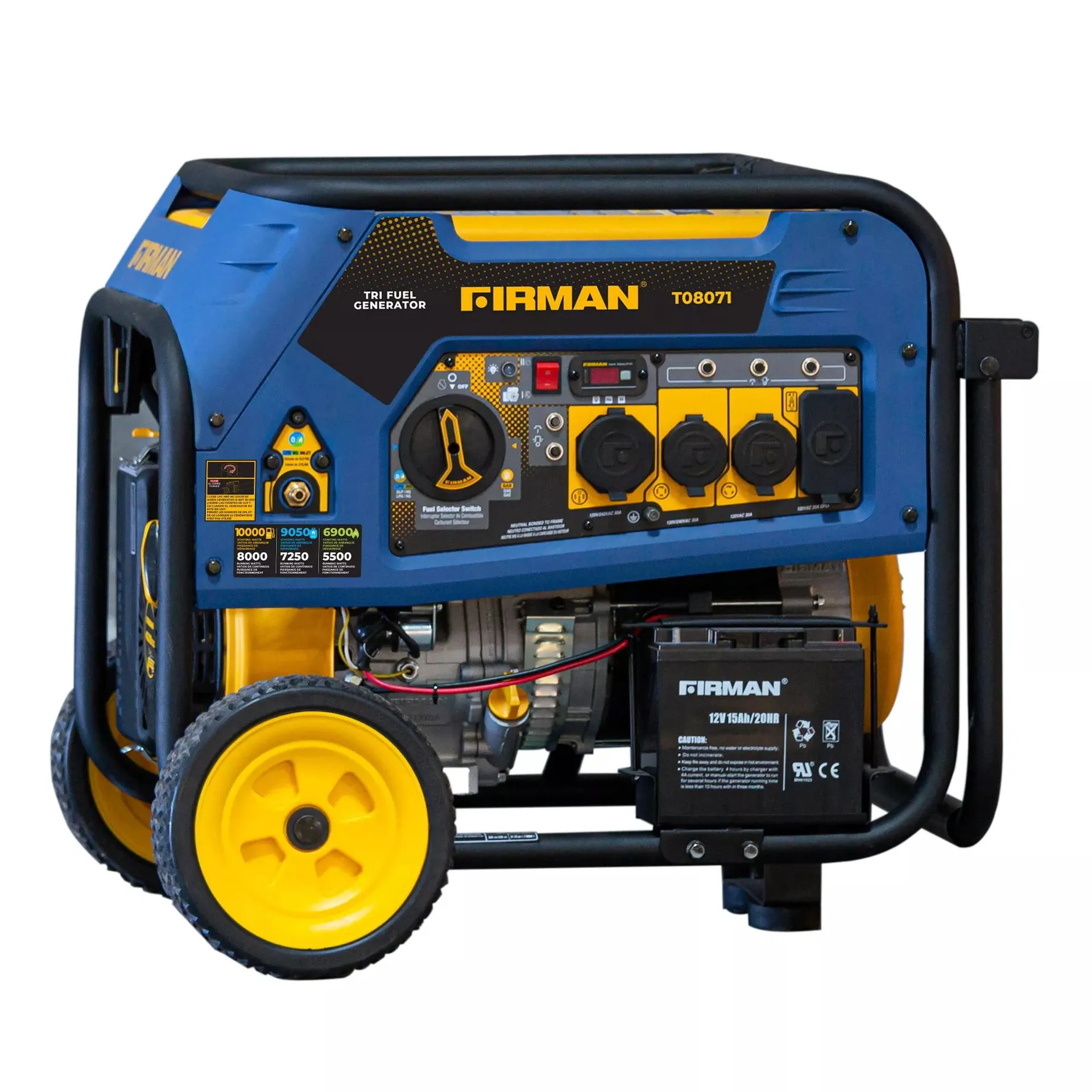 FIRMAN T08071 Tri-Fuel 10000W Generator