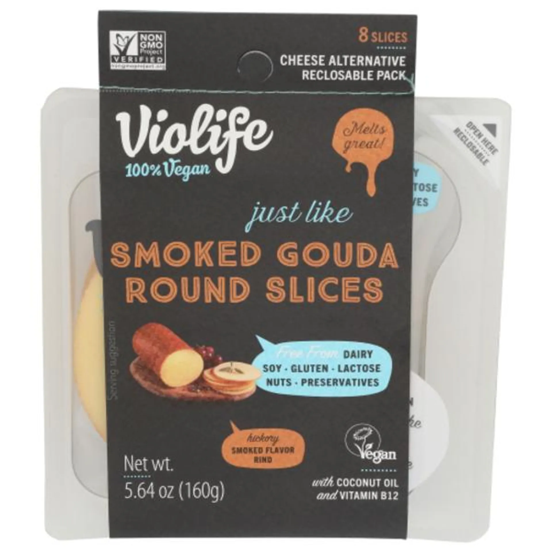 Violife Just Like Smoked Gouda Round Slices