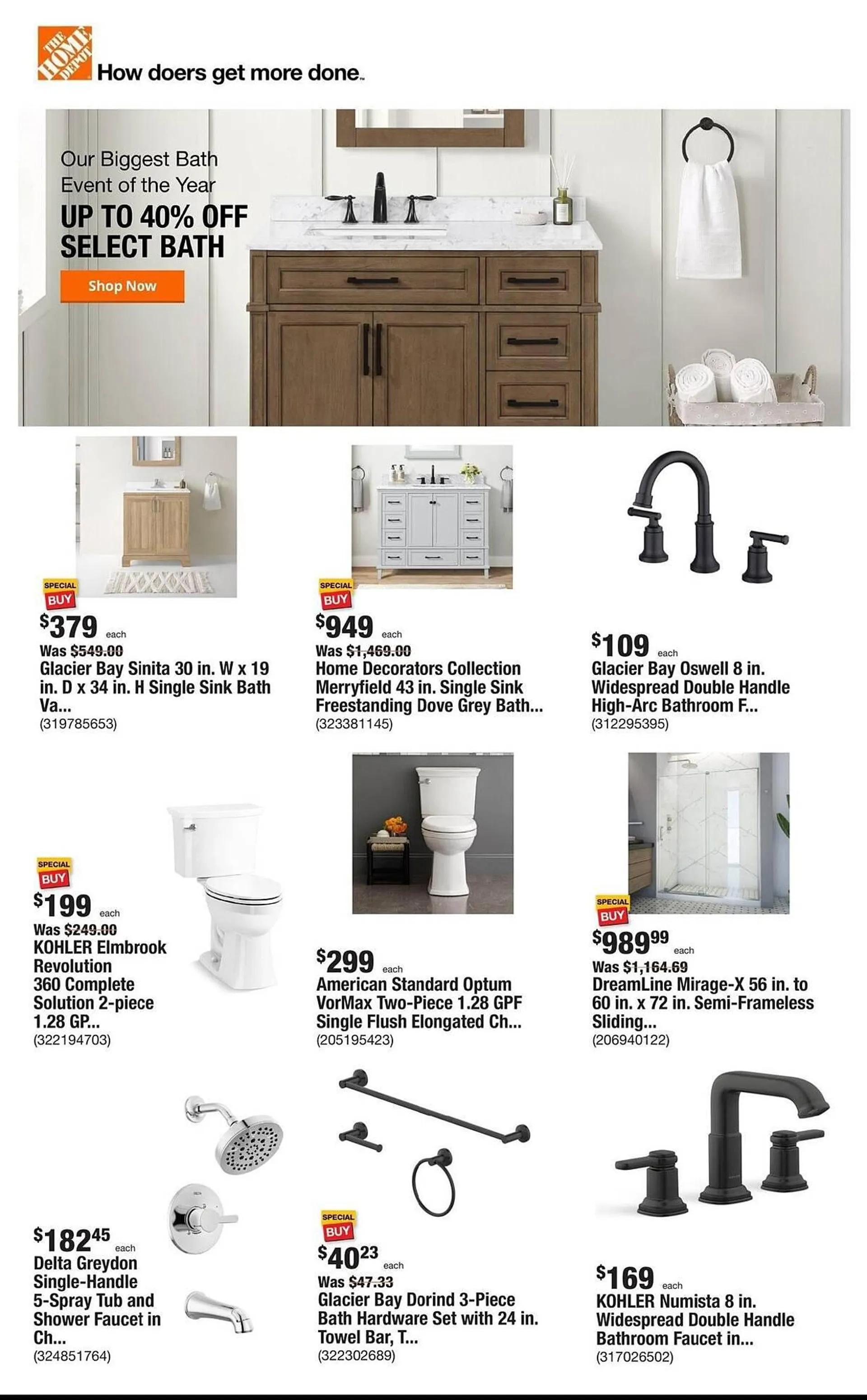 Weekly ad The Home Depot Weekly Ad from February 29 to March 11 2024 - Page 1