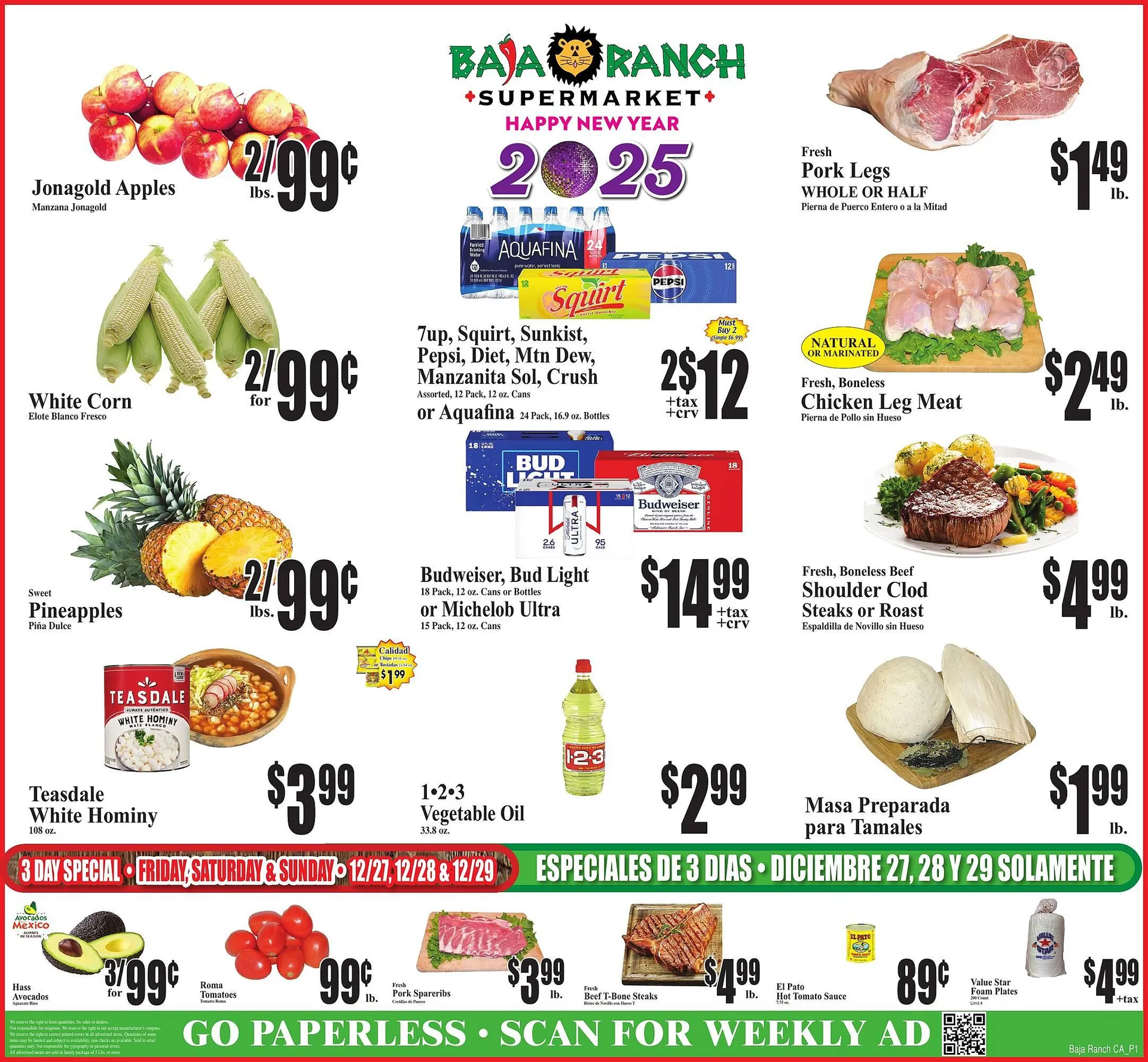 Baja Ranch Weekly Ad - 1