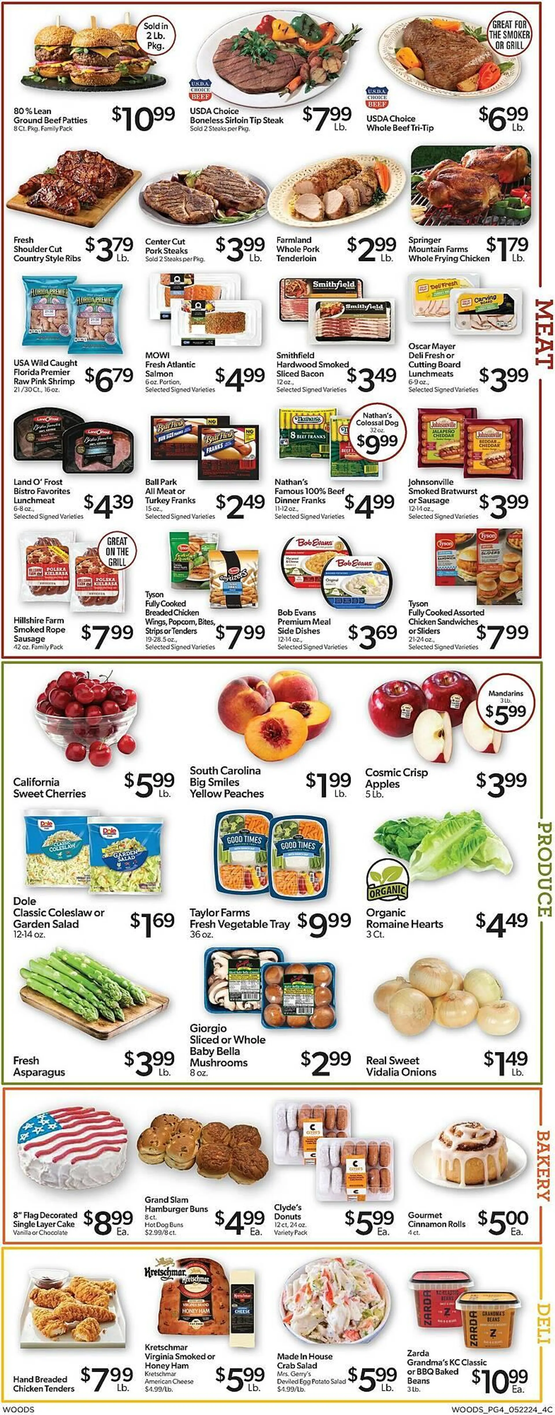 Weekly ad Woods Supermarket Weekly Ad from May 22 to May 28 2024 - Page 4