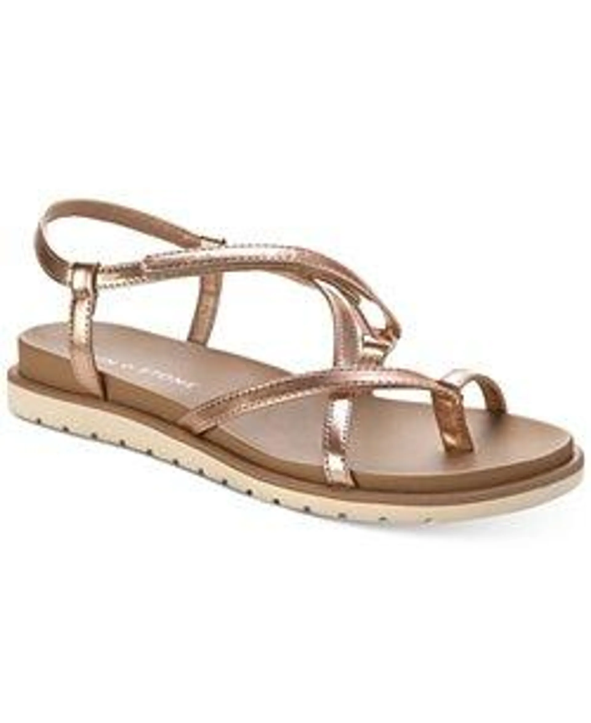 Women's Juune Toe Loop Strappy Flat Sandals, Created for Macy's