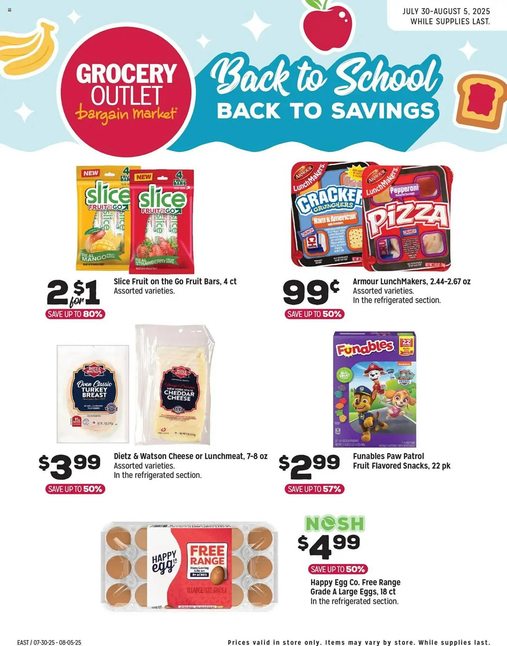 Weekly ad Grocery Outlet Weekly Ad from July 30 to August 5 2025 - Page 1