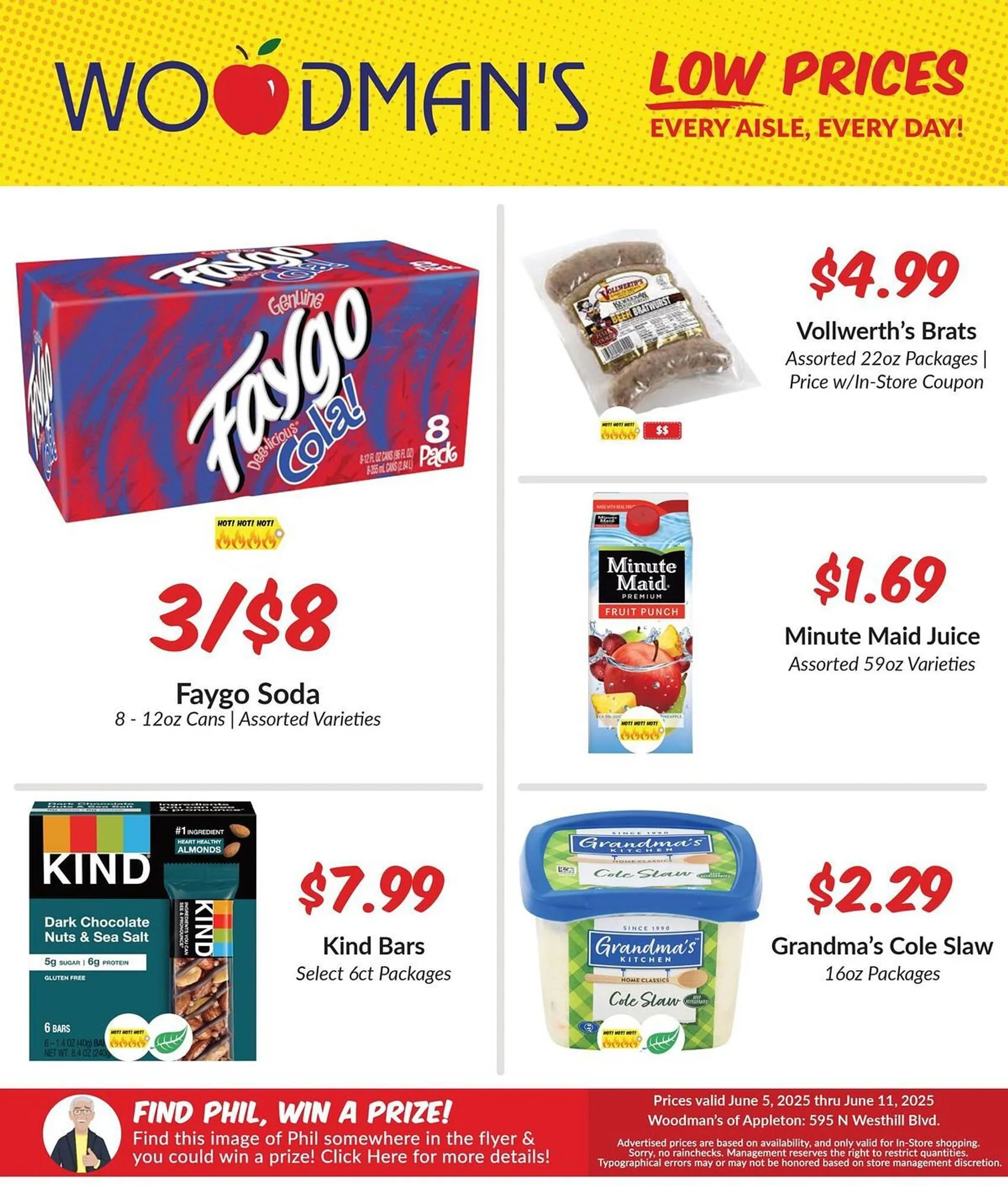 Weekly ad Woodman's Weekly Ad from June 5 to June 11 2025 - Page 1