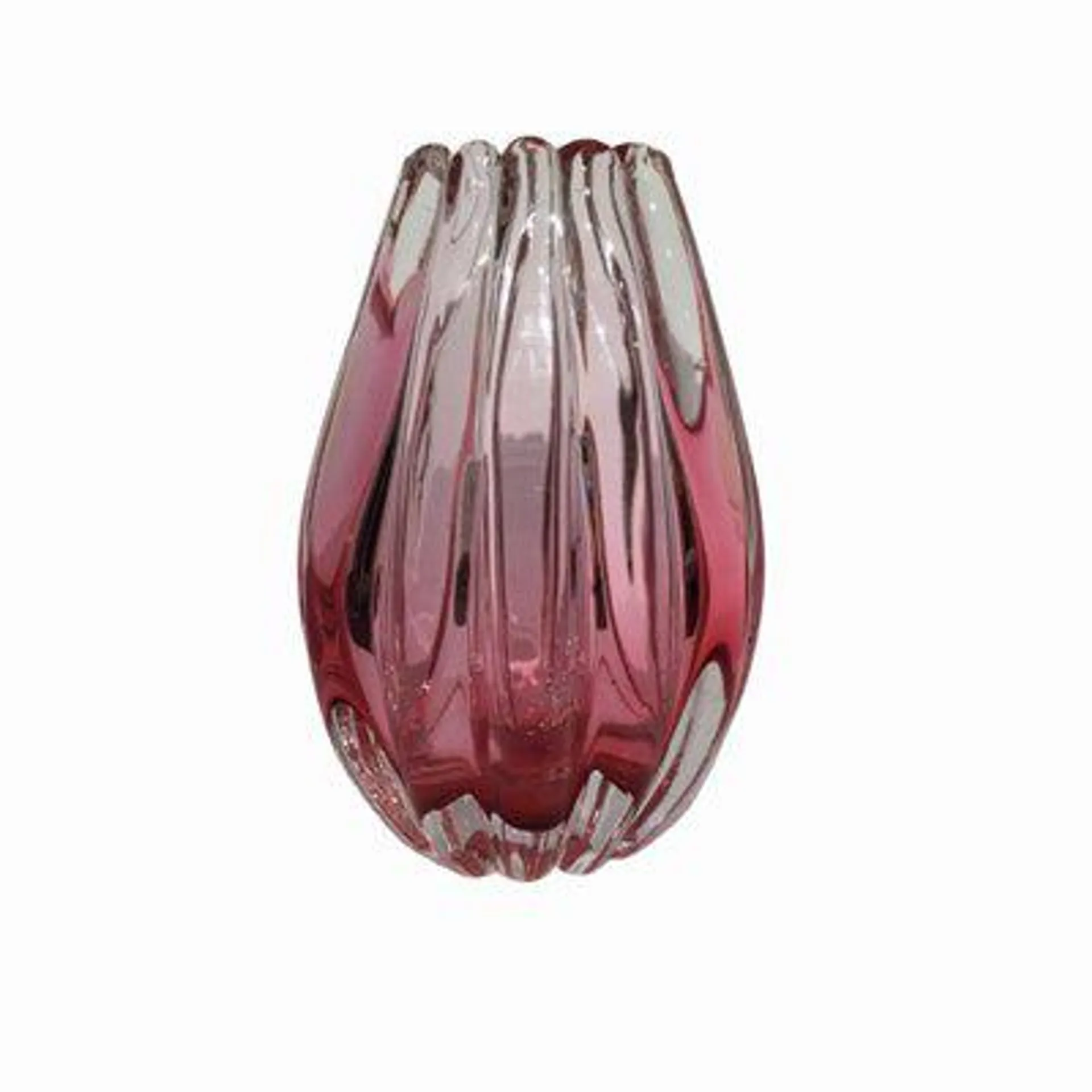 Murano Glass Vase Model 12024 by Flavio Poli for Seguso Vetri D arte Murano, Italy, 1958
