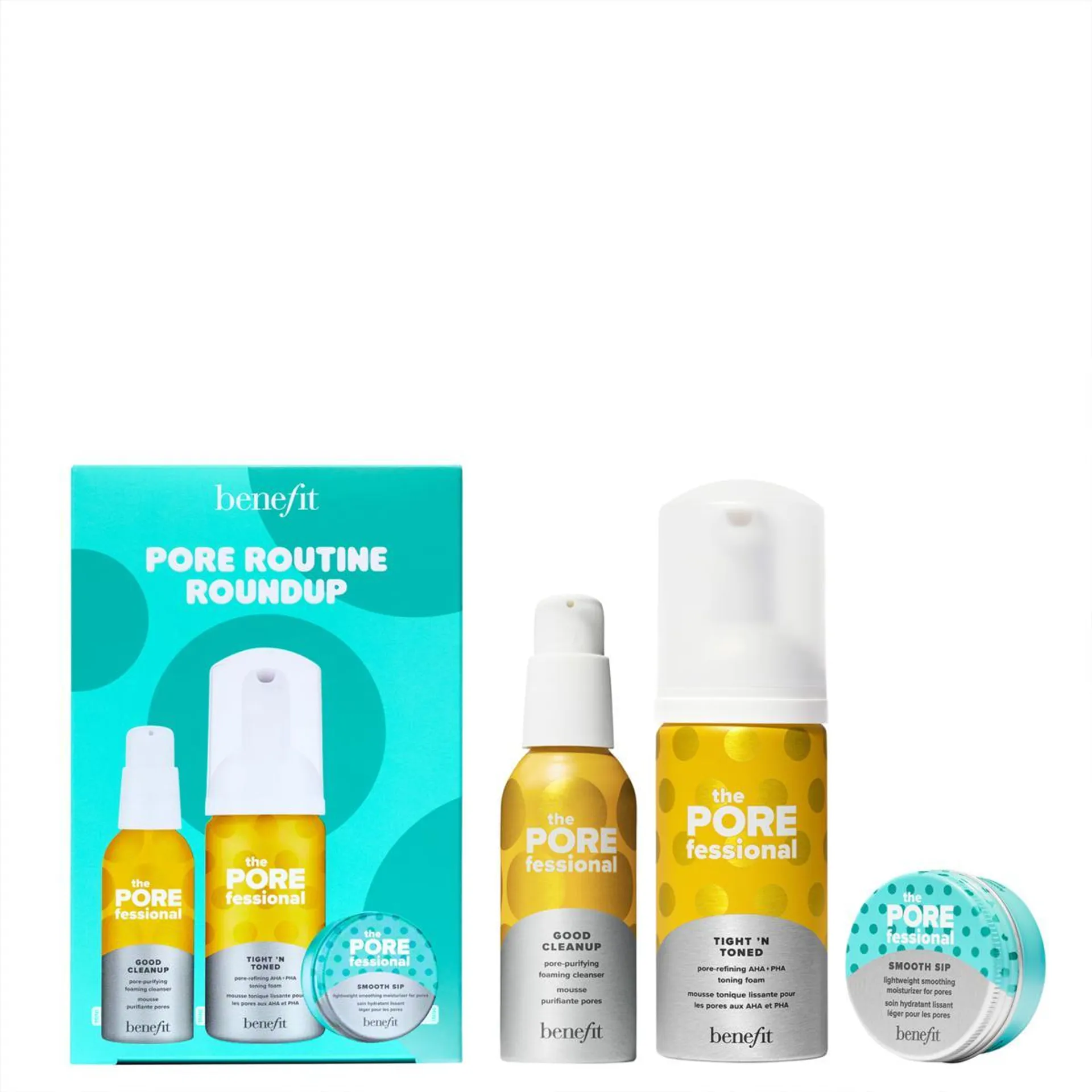 Benefit Cosmetics Pore Routine Roundup Skincare Essentials Set