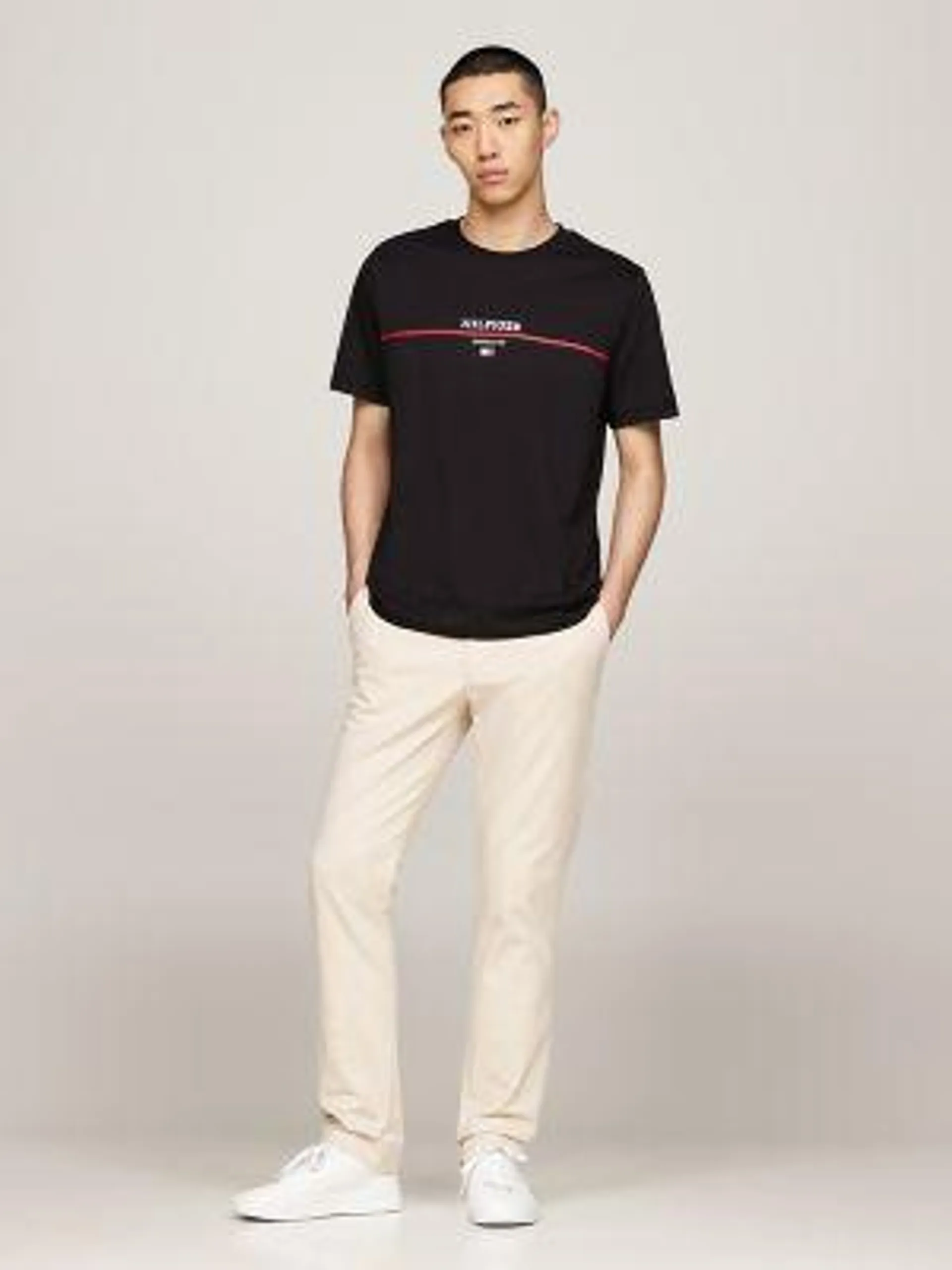 Hilfiger Stripe Graphic T-Shirt