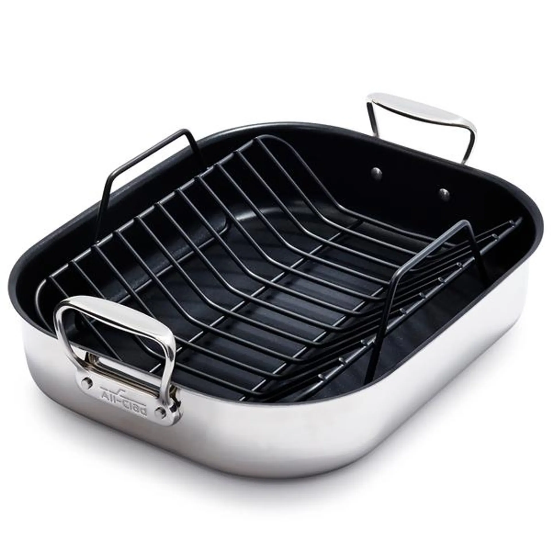 All-Clad Nonstick Roasting Pan with Nonstick Rack, 13" x 16"
