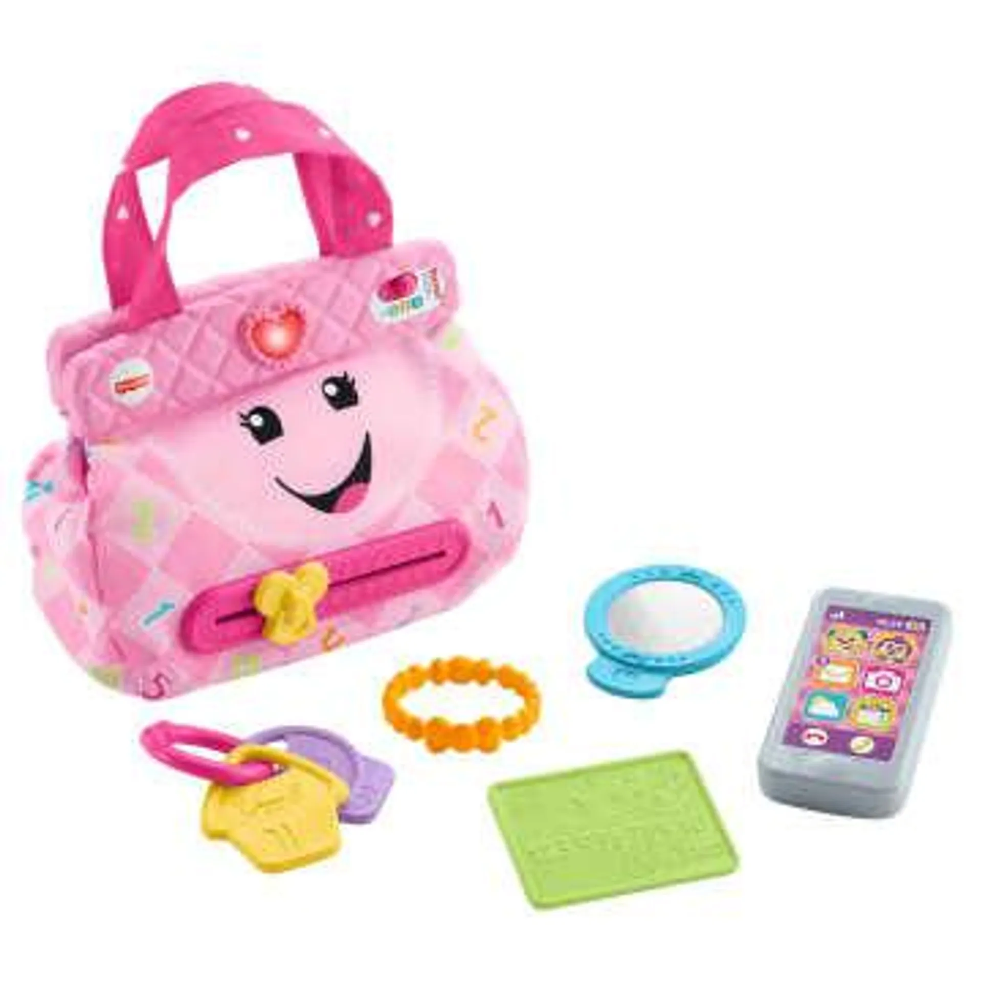 Fisher-Price Purse Learning Toy With Lights And Music, Baby And Toddler Toy, Pretend Play