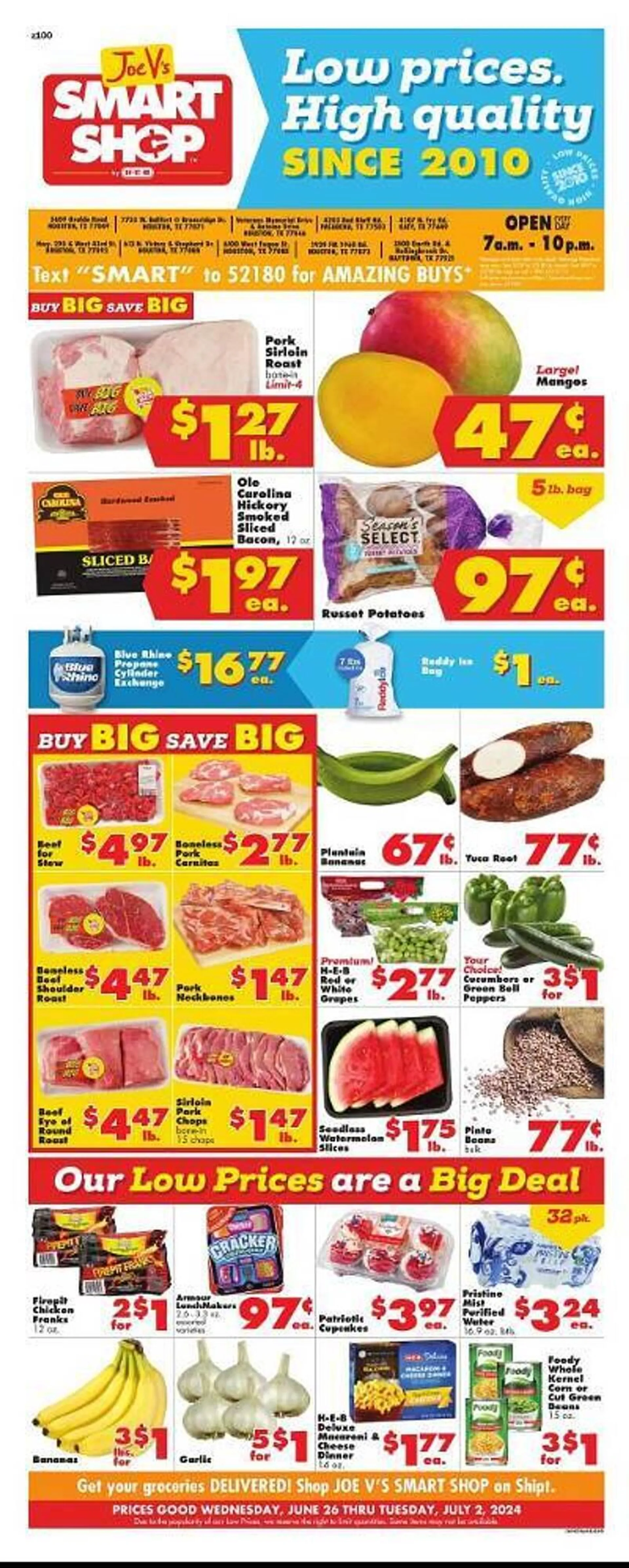 Joe Vs Smart Shop Weekly Ad - 1