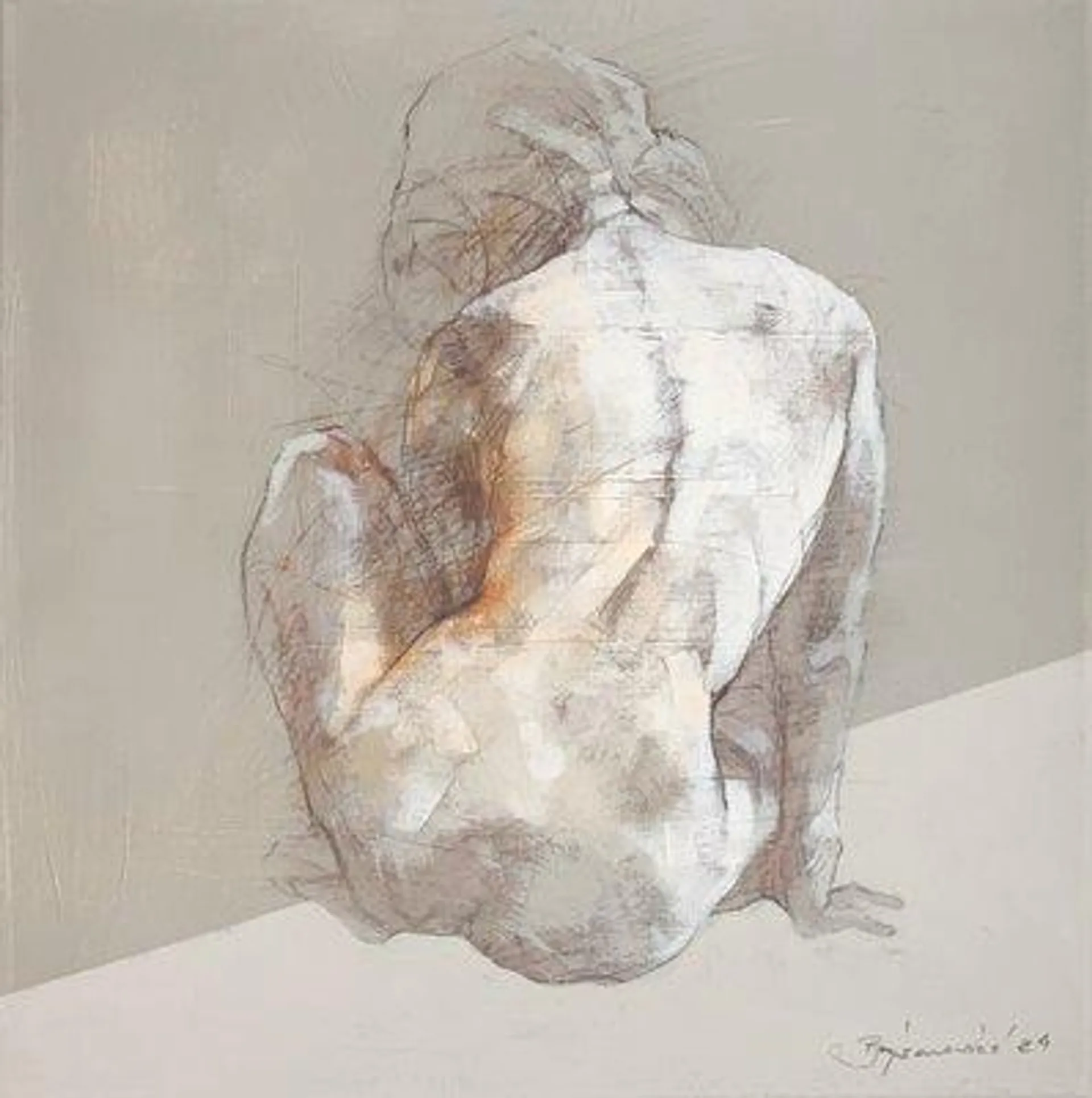 Michal Bajsarowicz, Nude, 2024, Acrylic on Canvas