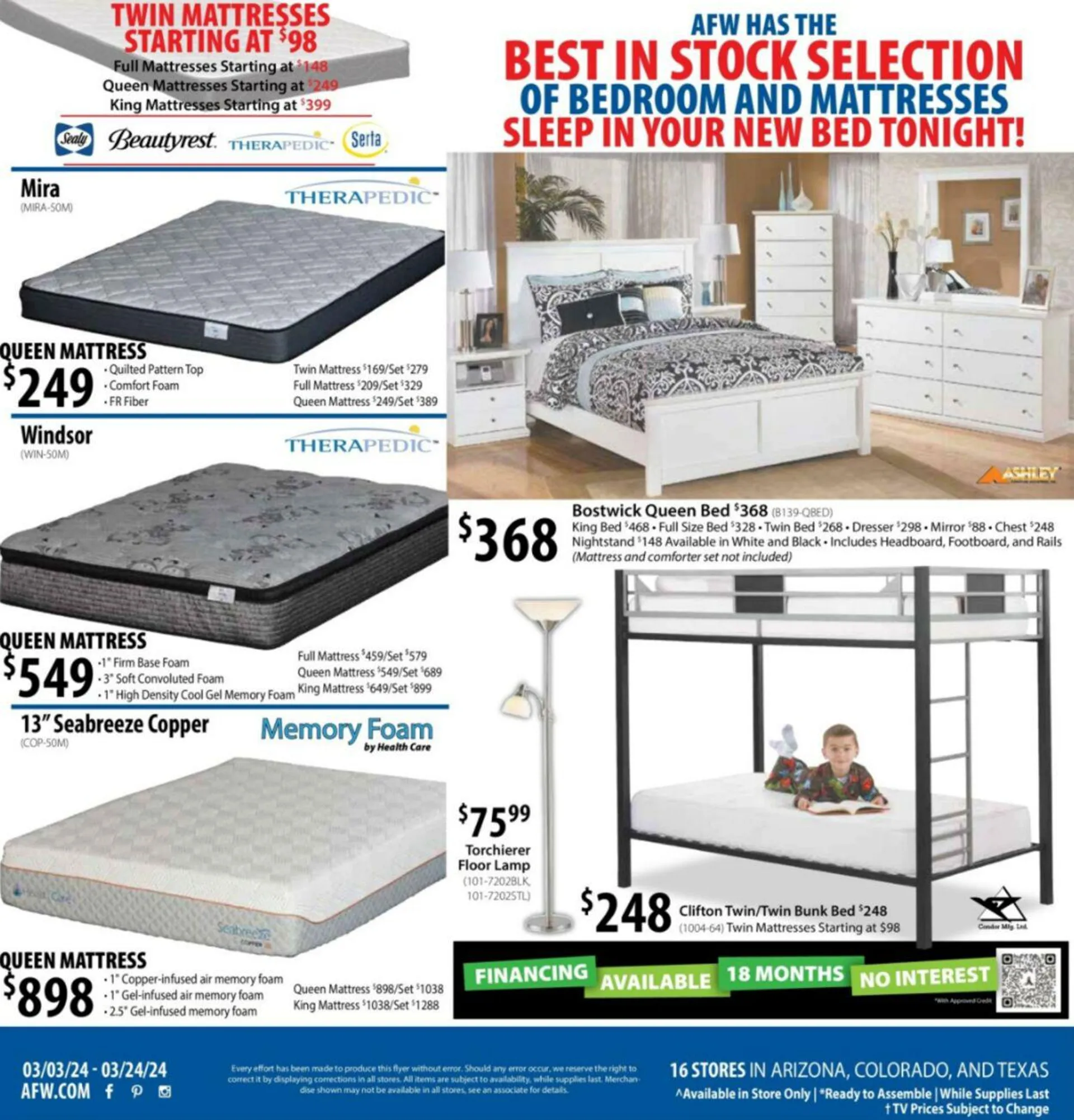 Weekly ad American Furniture Warehouse Current weekly ad from March 3 to March 24 2024 - Page 4