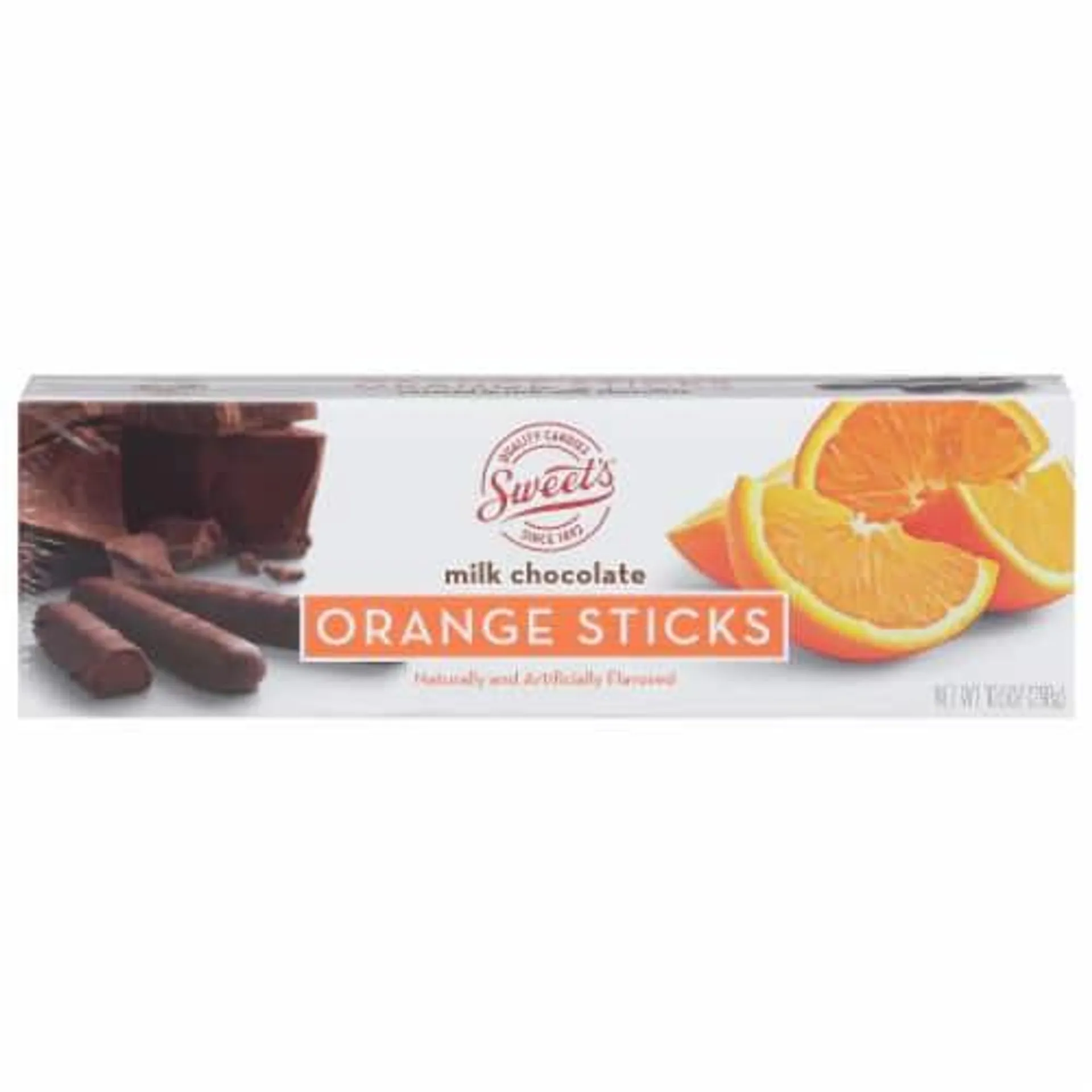 Sweet's Milk Chocolate Orange Sticks Holiday Candy