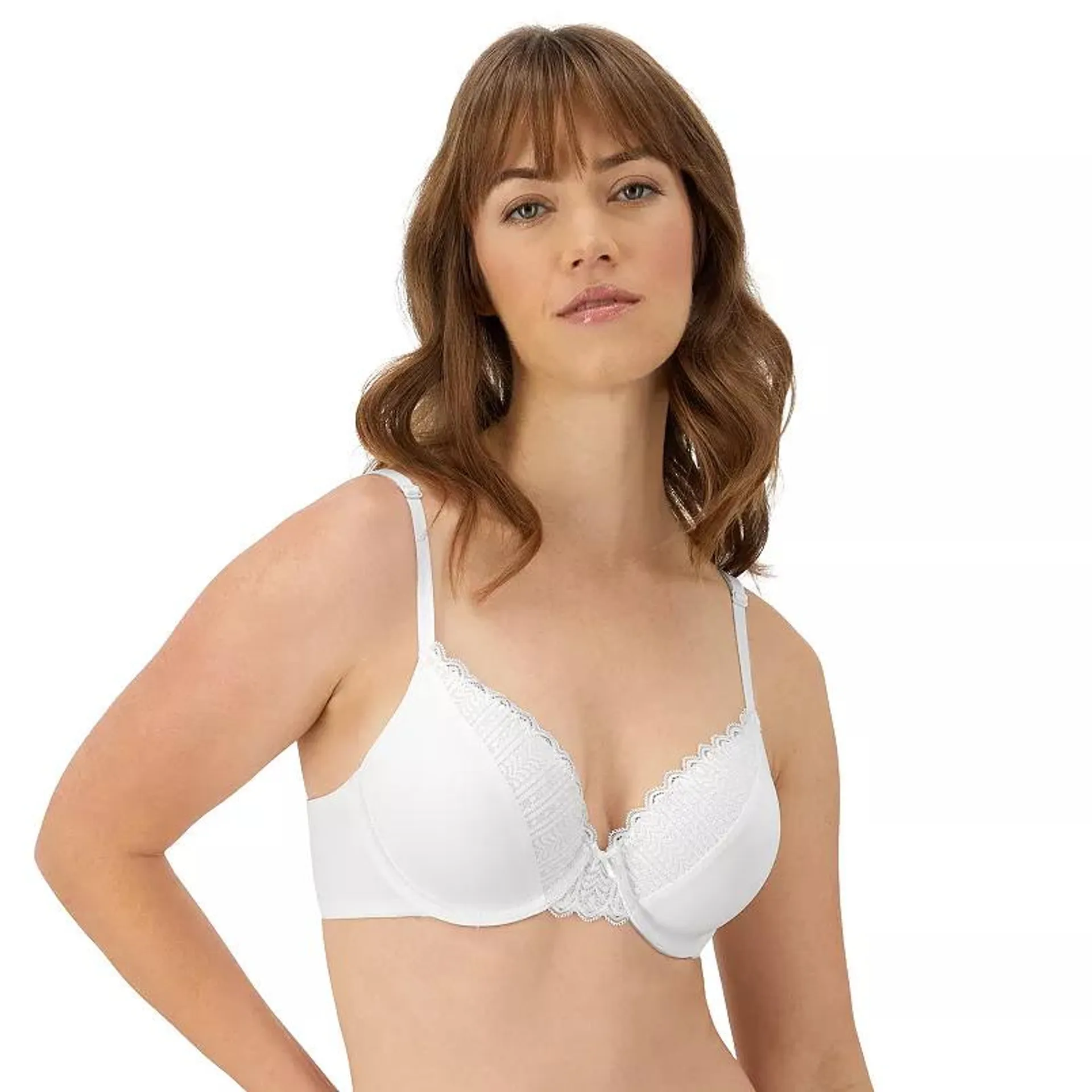 Womens Maidenform® Comfort Devotion® Full Coverage Lace Trim Bra 9404