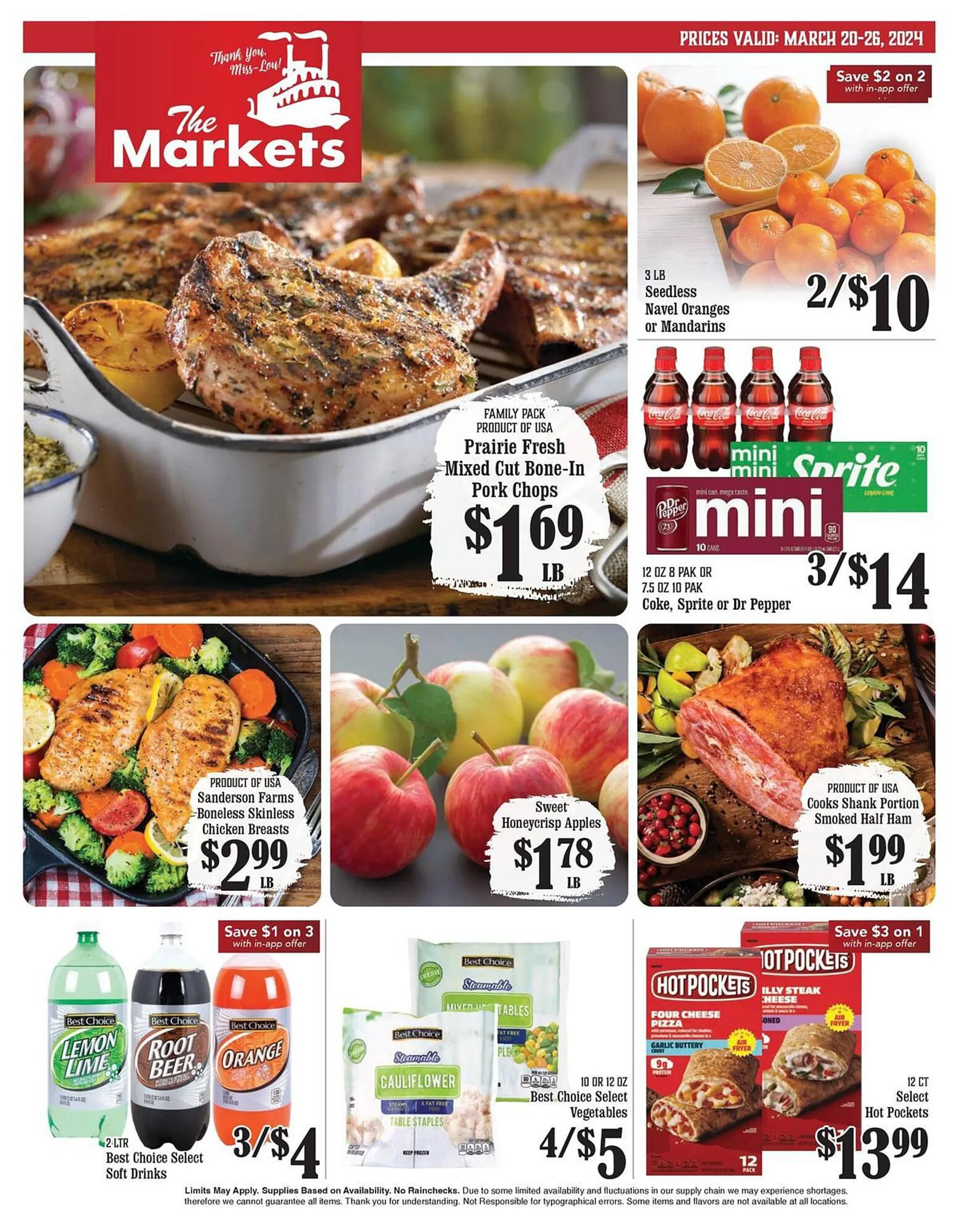Weekly ad The Markets Weekly Ad from March 20 to March 26 2024 - Page 1