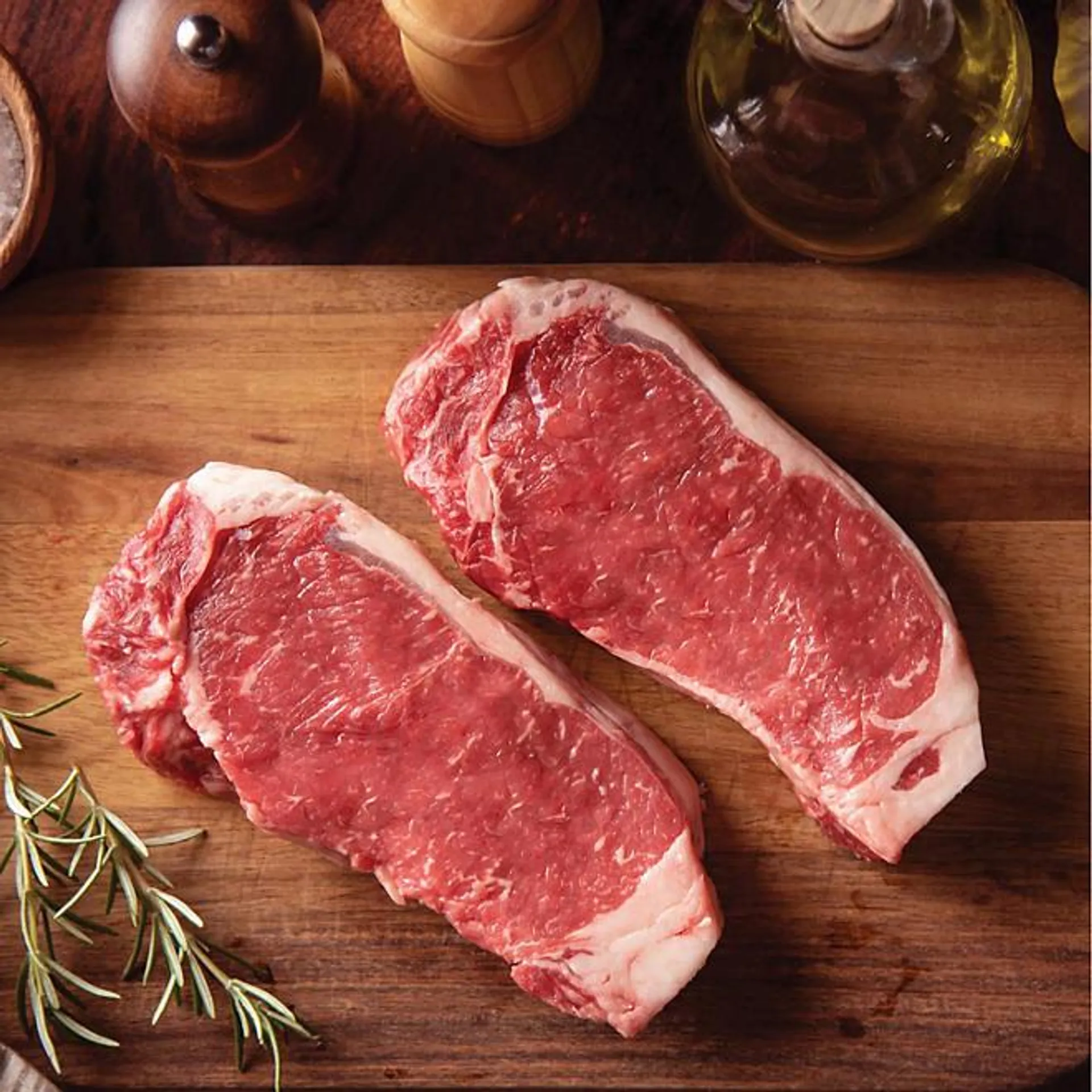 Grizzly Ridge Bison NY Strip Steaks (6 ct., 10 oz. each)