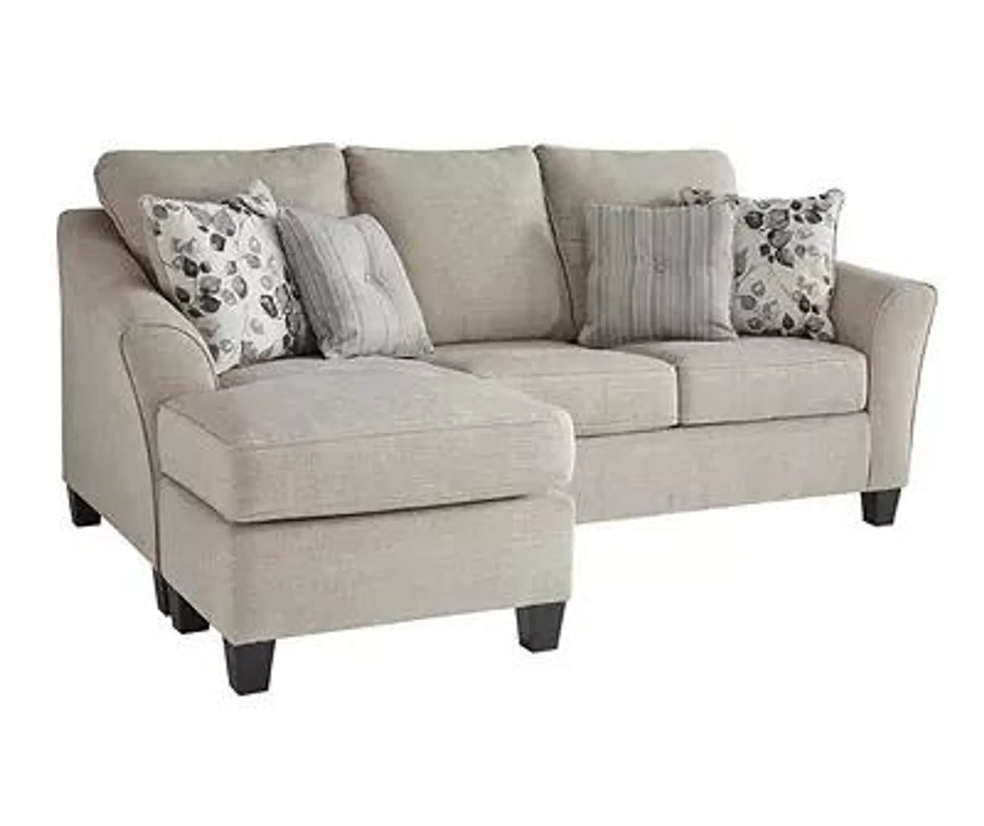 Abney Gray Queen Sleeper Sofa Chaise