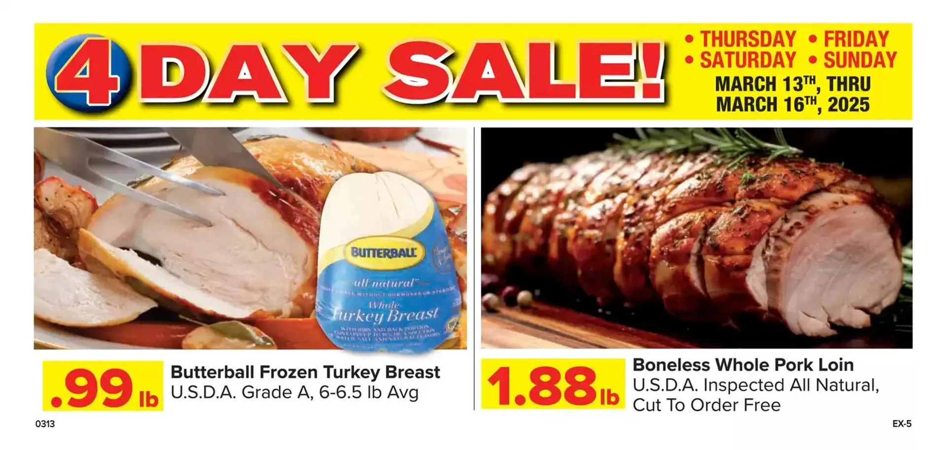 Weekly ad Current bargains and offers from March 13 to March 16 2025 - Page 1