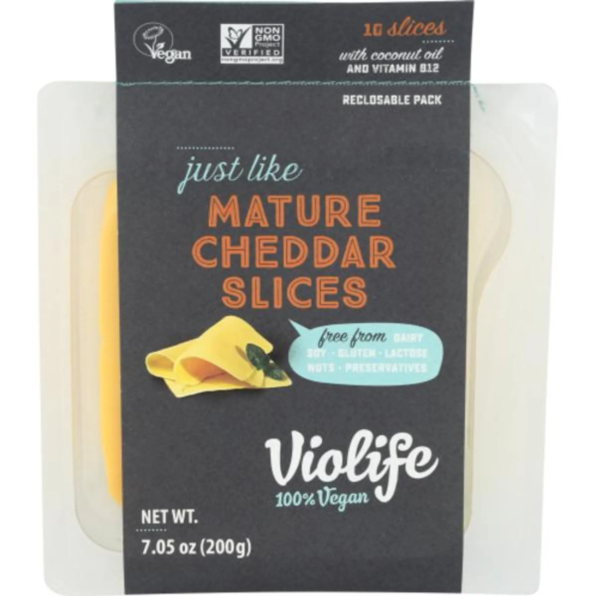 Violife 100% Vegan Just Like Mature Cheddar Slices