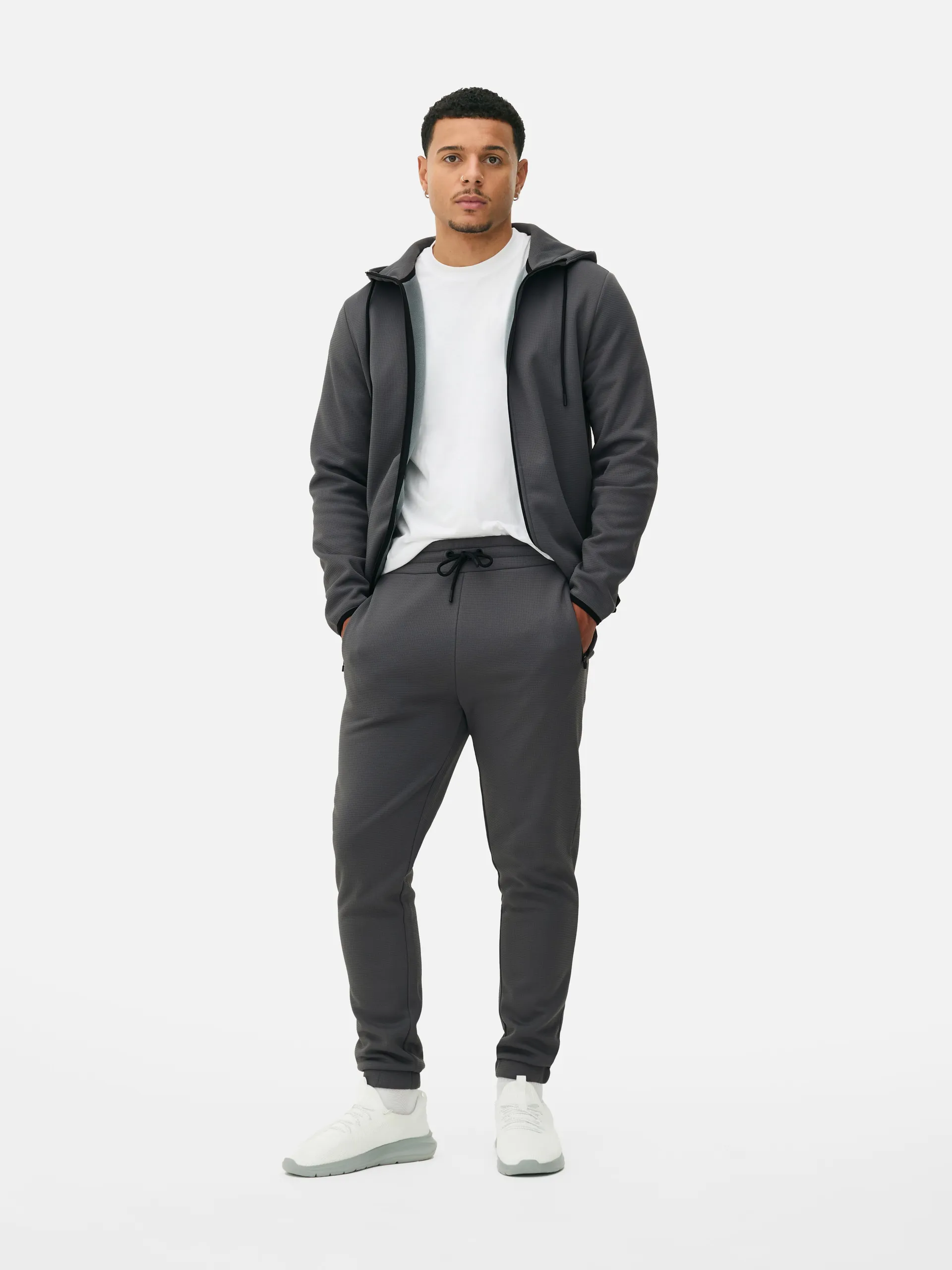 Textured Fleece Joggers