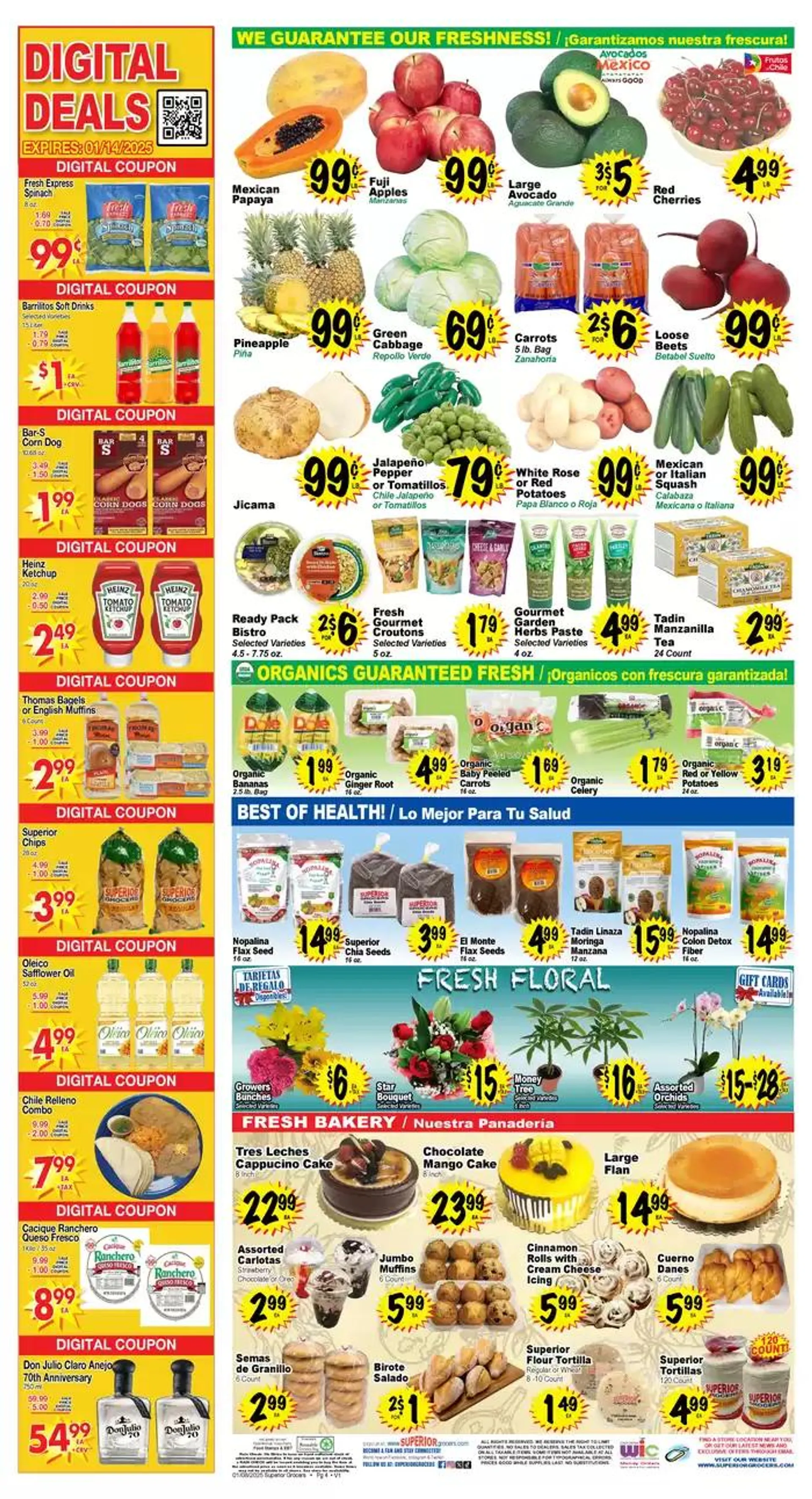 Weekly ad Weekly specials Superior Grocers from January 8 to January 14 2025 - Page 4