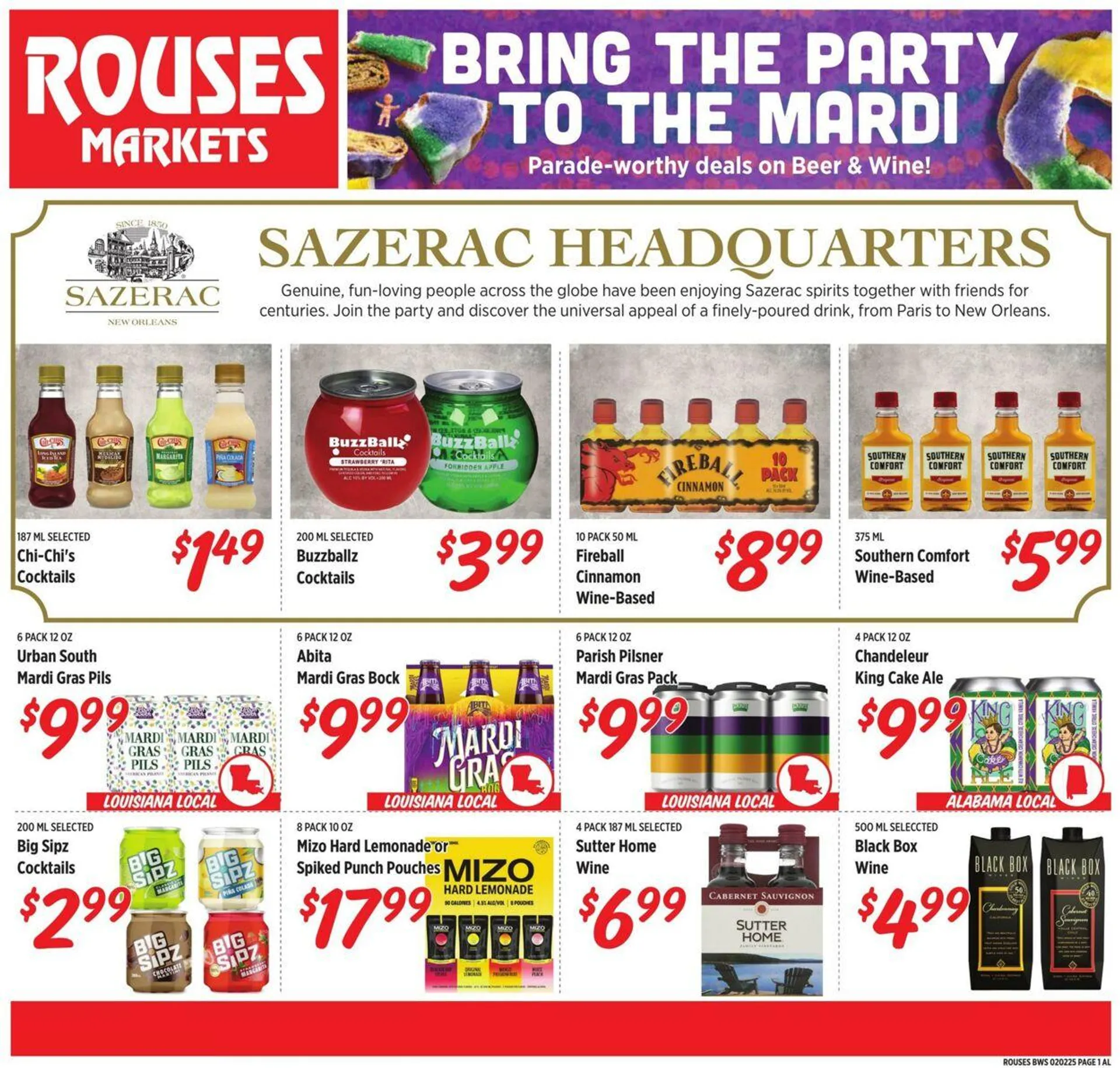 Catálogo de Rouses Current weekly ad 29 de enero al 26 de febrero 2025 - Página 1