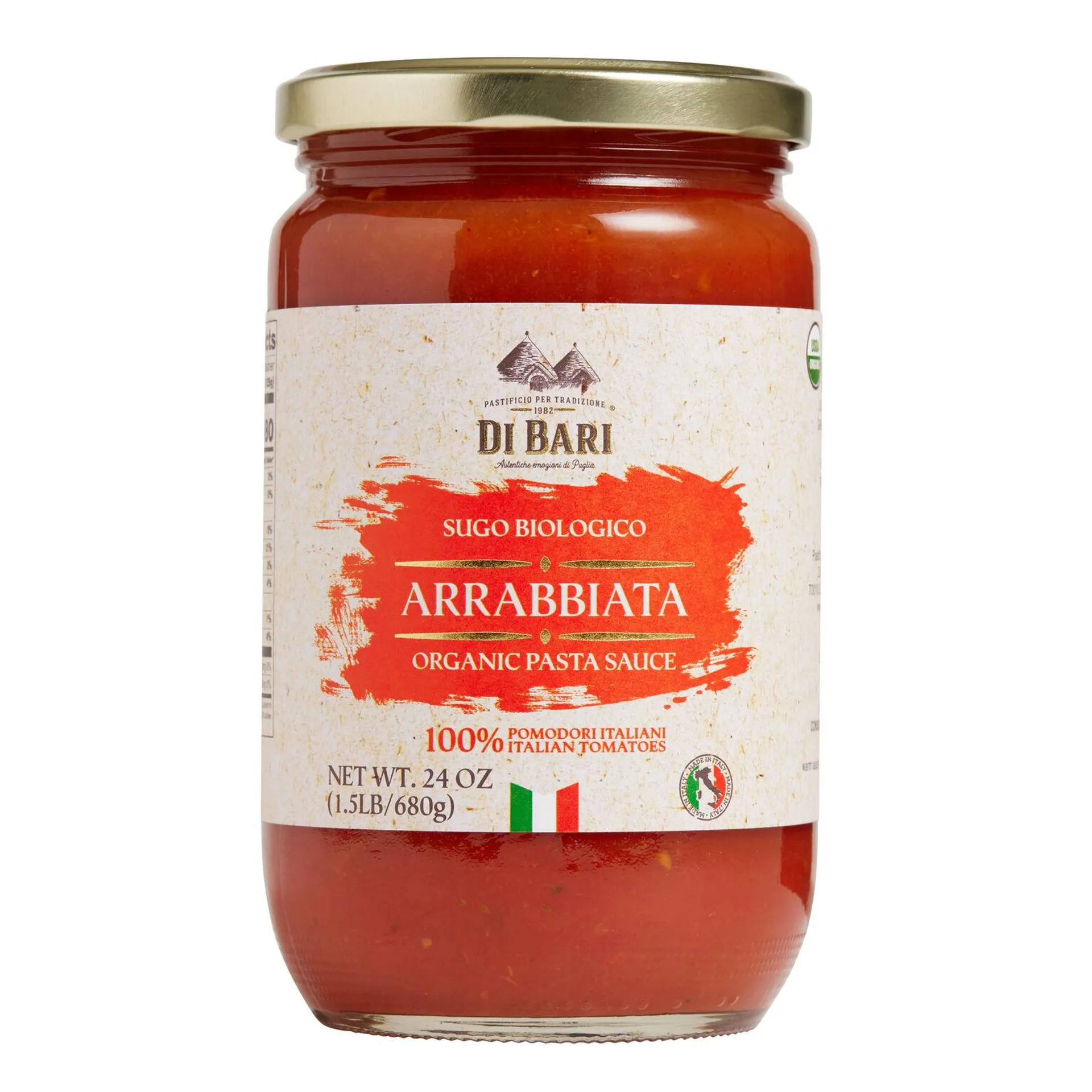 Di Bari Organic Arrabbiata Pasta Sauce