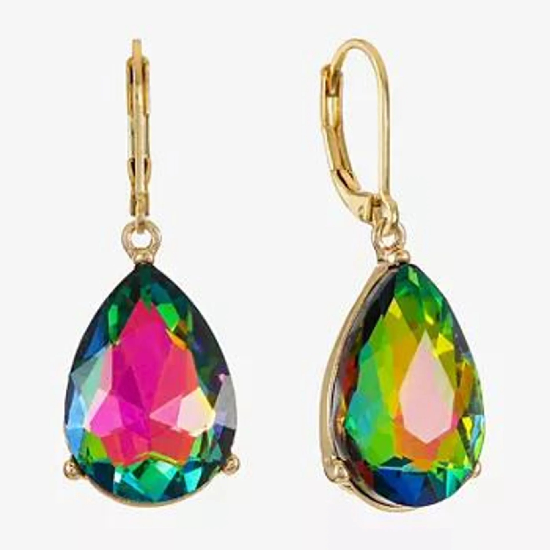 Monet Jewelry Glass Drop Earrings