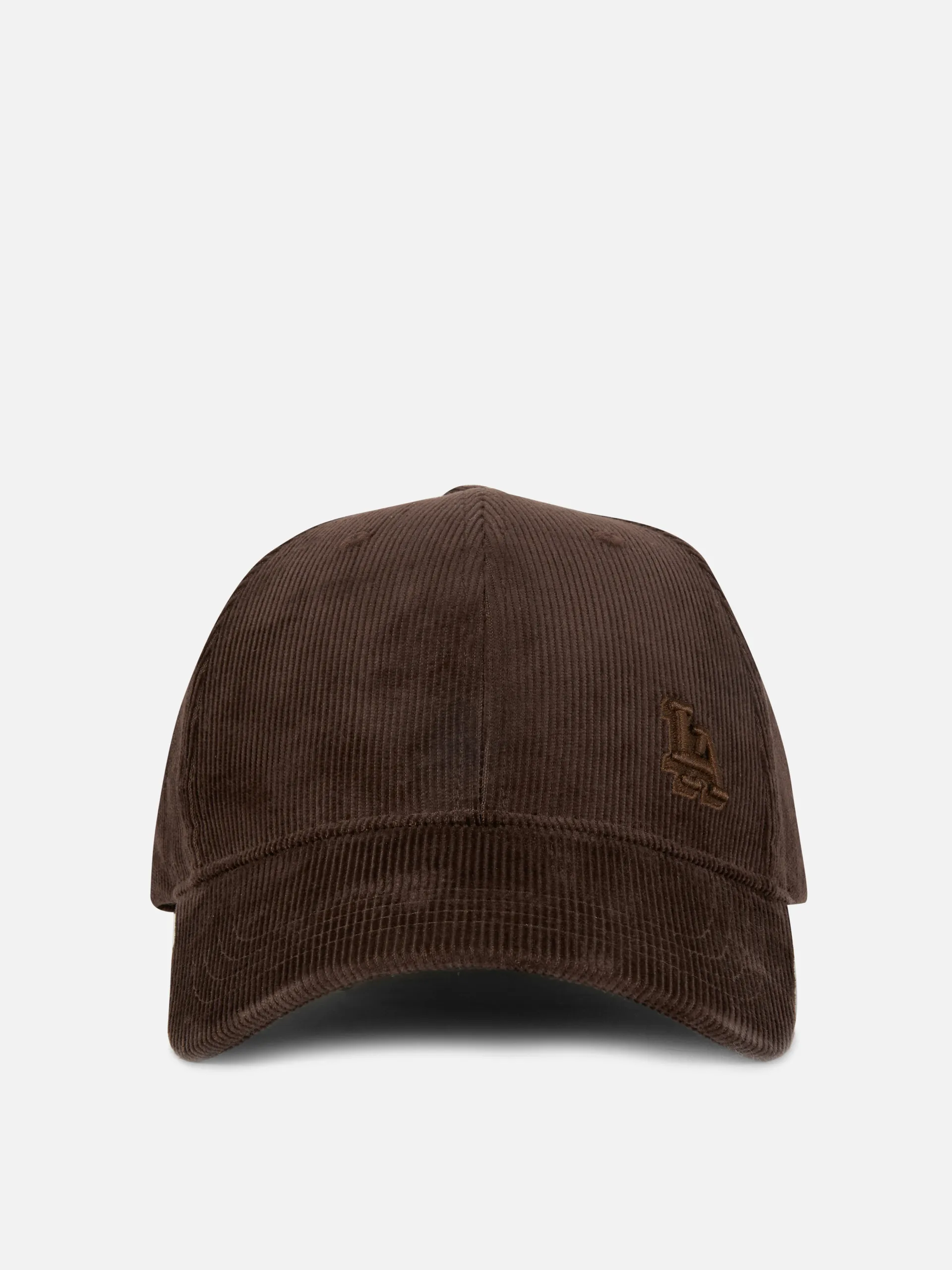 Embroidered Corduroy Baseball Cap