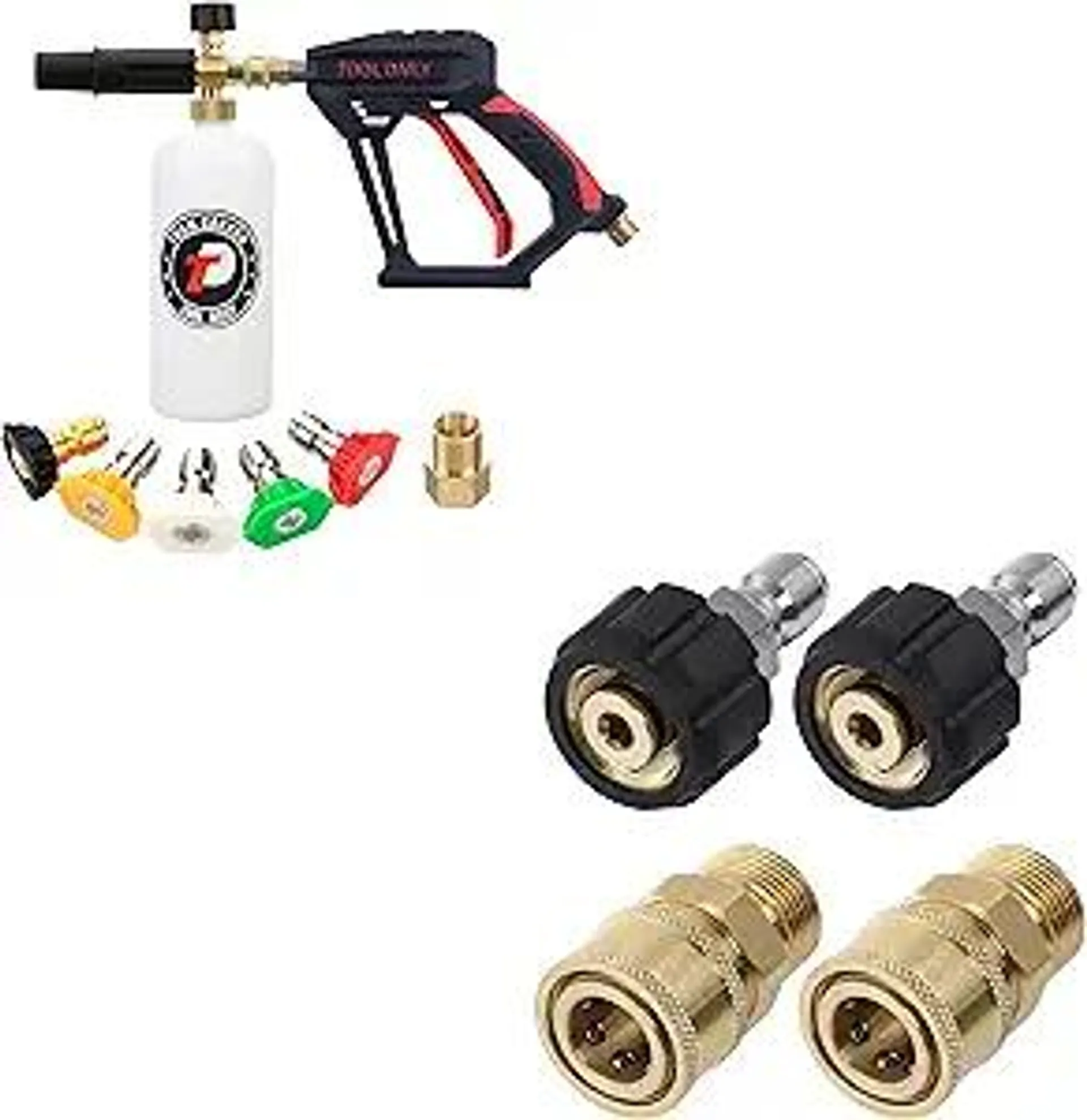 Tool Daily Short Pressure Washer Gun with Foam Cannon,Tool Daily Short Pressure Washer Gun with Foam Cannon