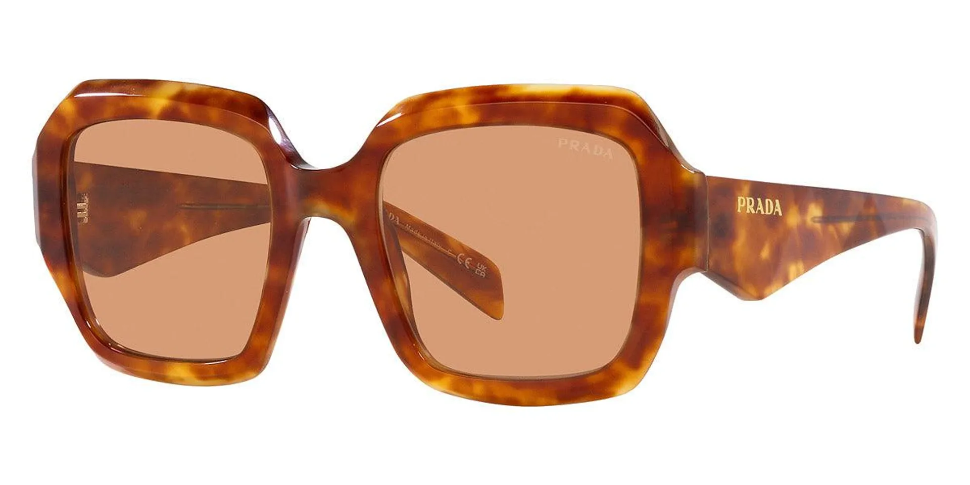Prada Women's PR-28ZS-10L07V-53 Fashion 53mm Light Tortoise Sunglasses