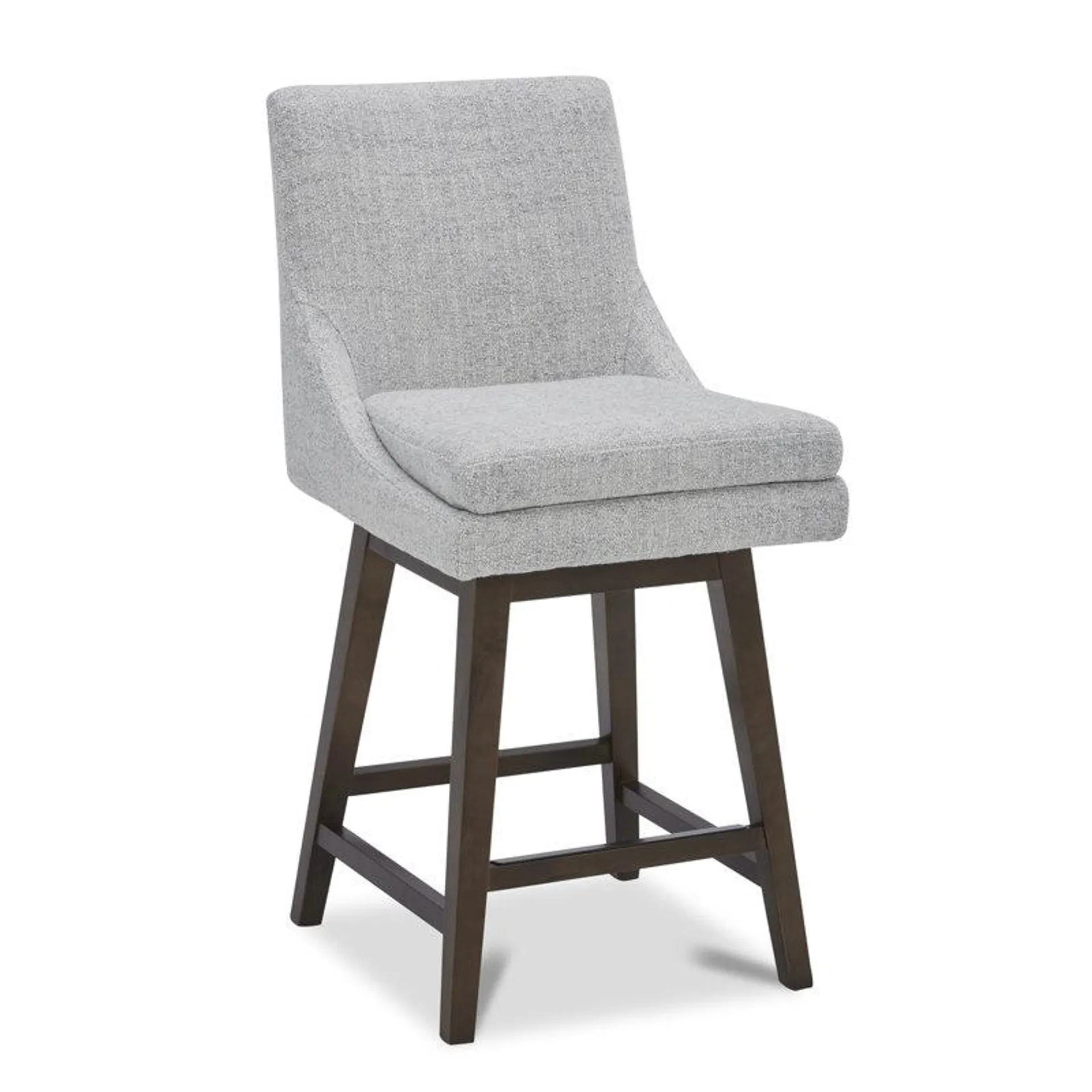 Neri Upholstered Swivel Counter Stool