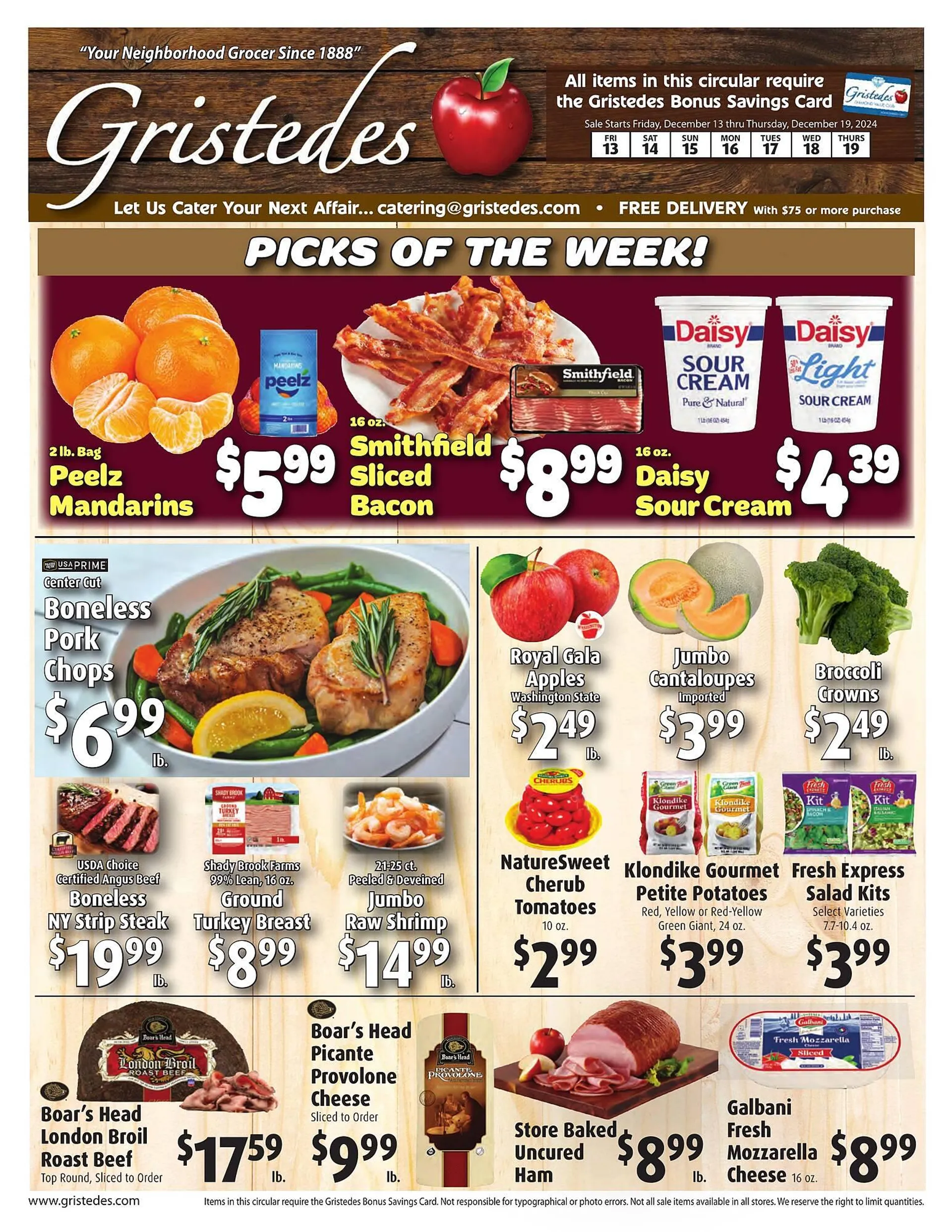 Gristedes Weekly Ad - 1