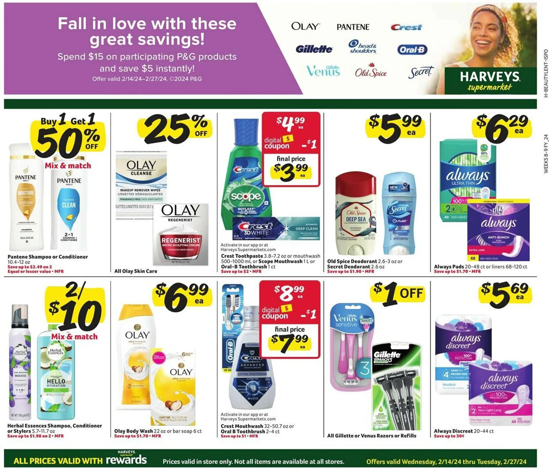 Weekly ad Harveys Supermarkets Weekly Ad from February 14 to February 27 2024 - Page 