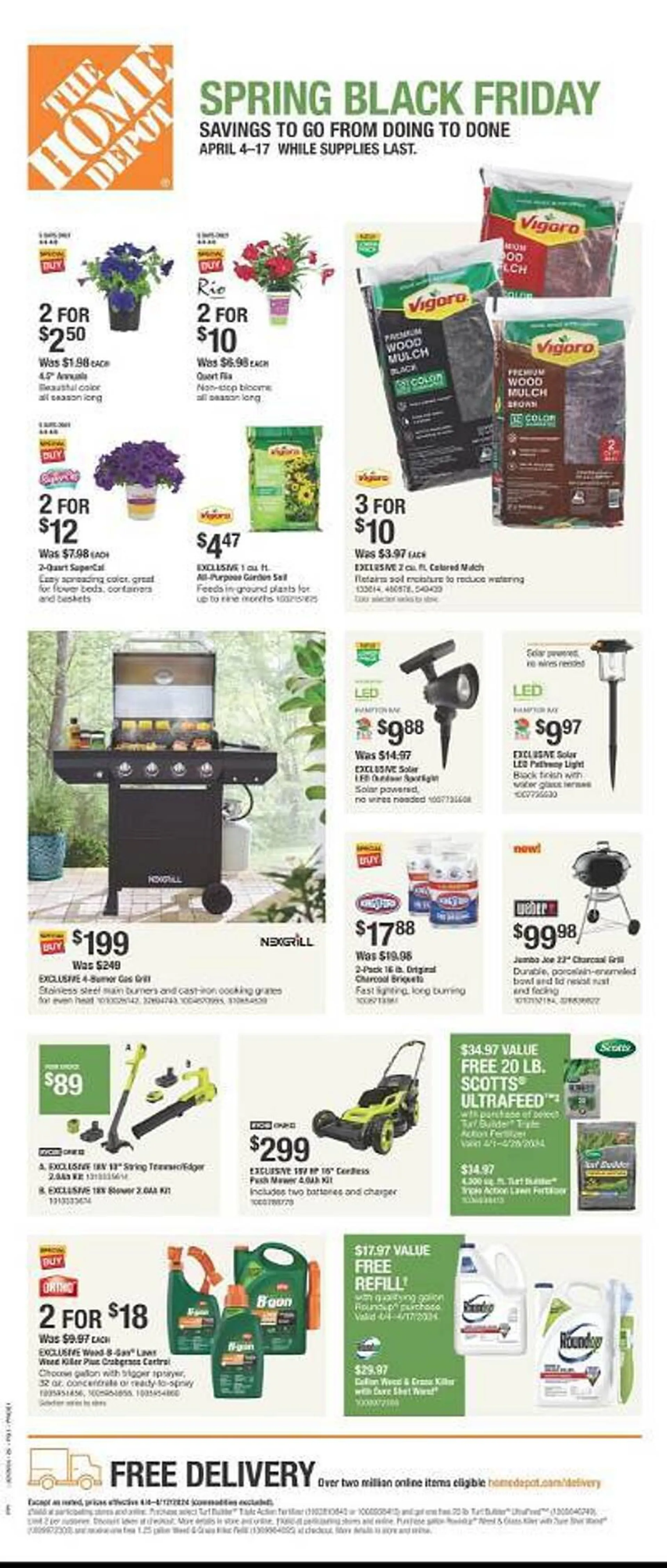 Weekly ad The Home Depot Weekly Ad from April 4 to April 17 2024 - Page 