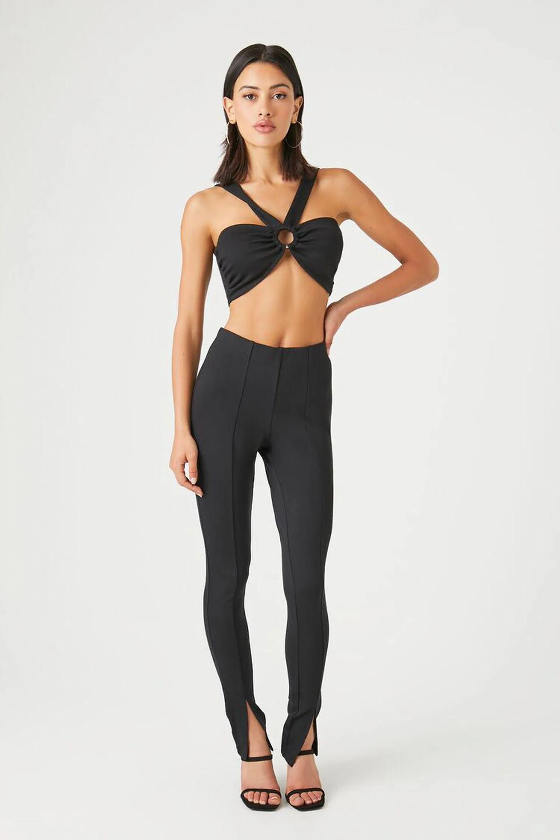 Ponte Knit High-Rise Leggings