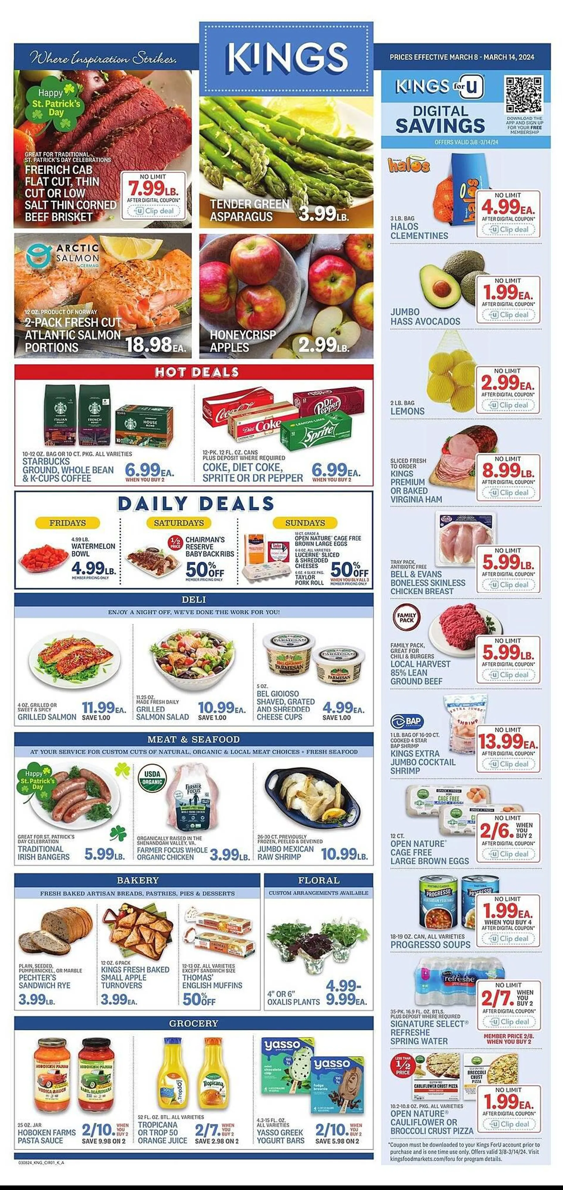 Weekly ad Kings Food Markets Weekly Ad from March 8 to March 14 2024 - Page 