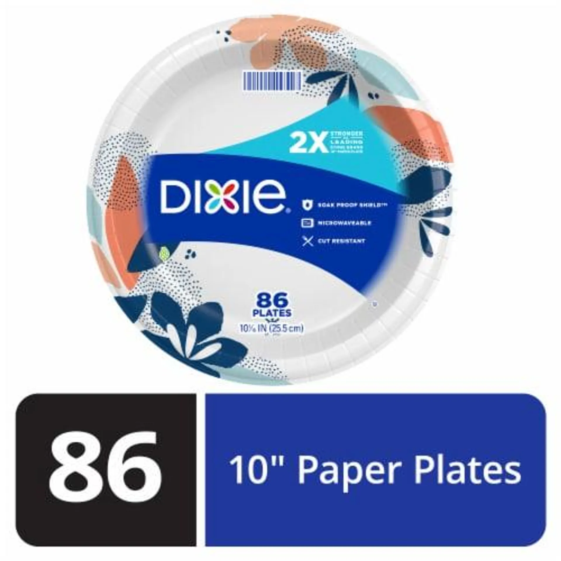 Dixie® Paper Plates 10 Inch Disposable Plate