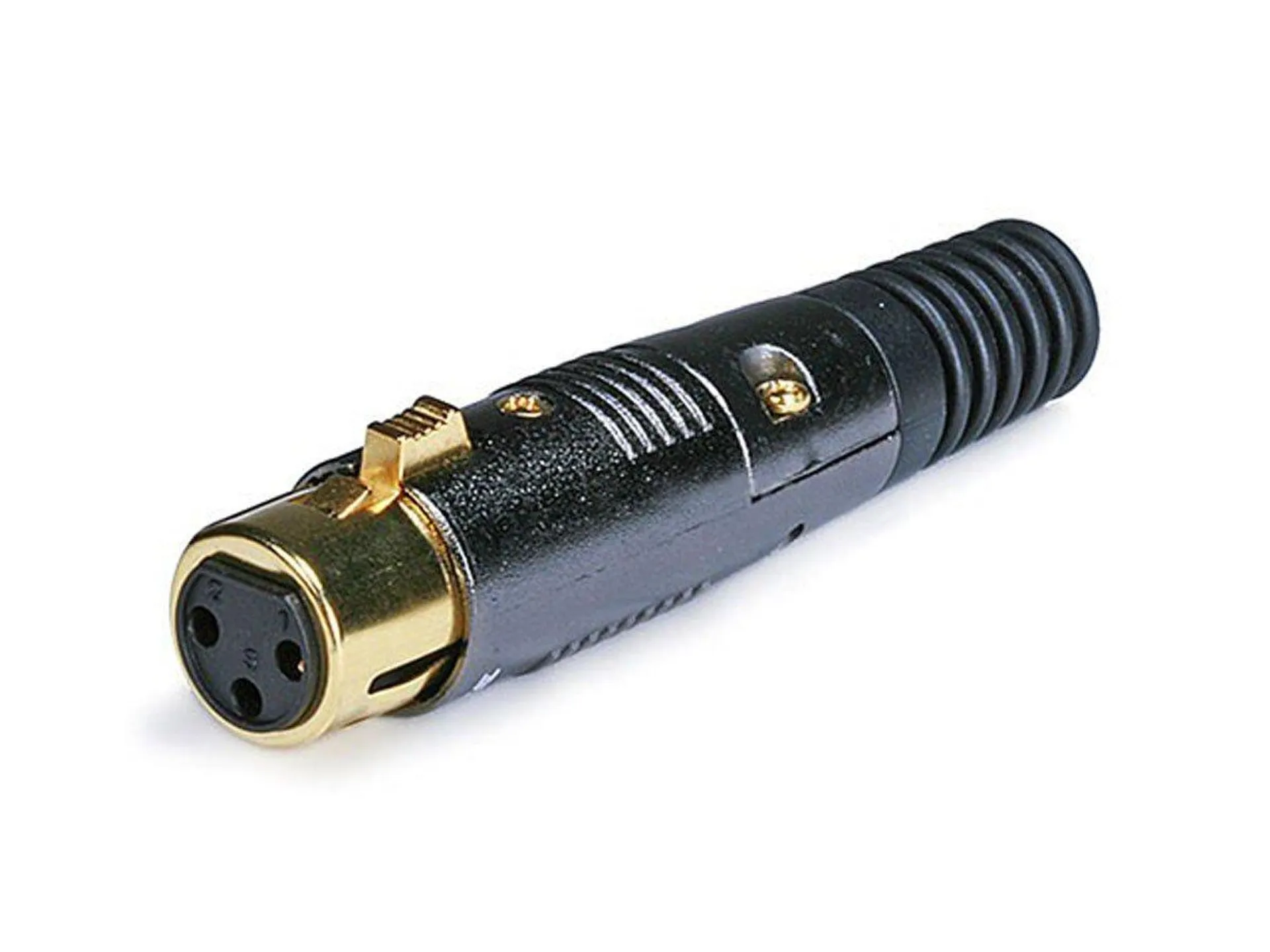 Monoprice 3-Pin XLR Female Mic Connector, Gold Plated Pins