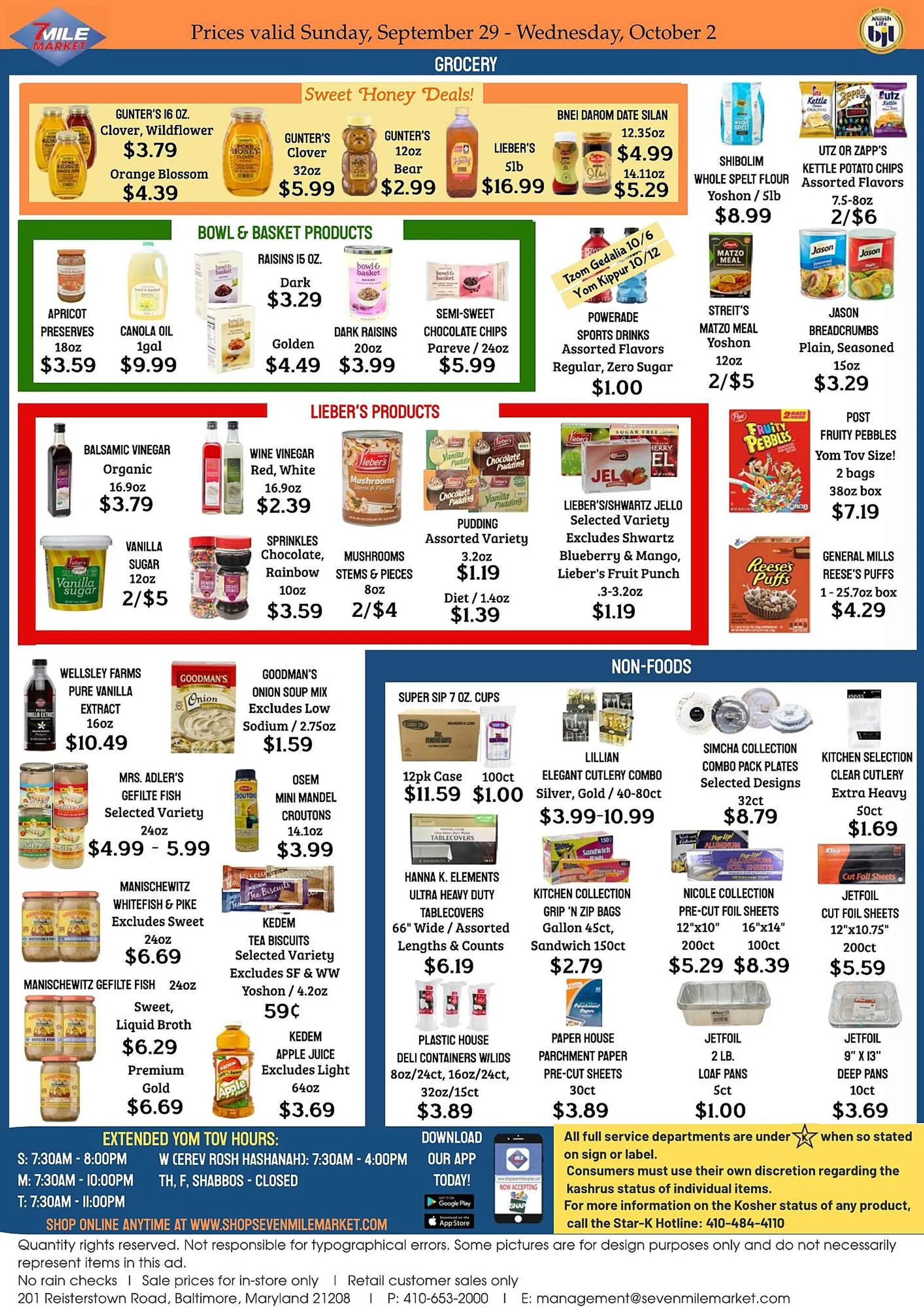 Weekly ad Seven Mile Market ad from September 29 to October 2 2024 - Page 2