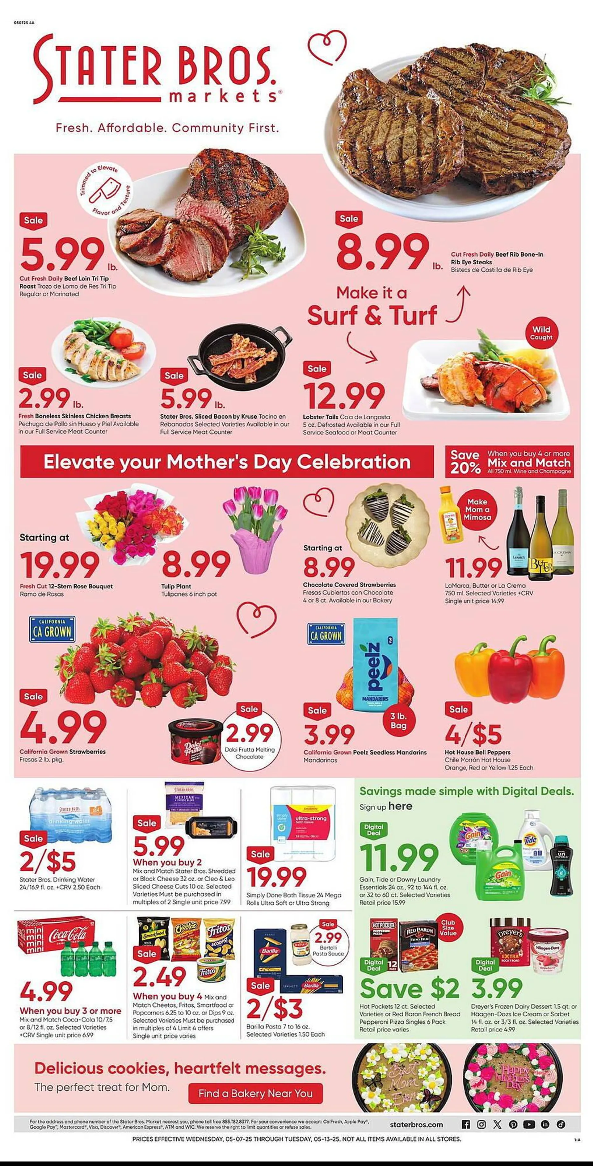 Weekly ad Stater Bros Weekly Ad from May 7 to May 13 2025 - Page 1